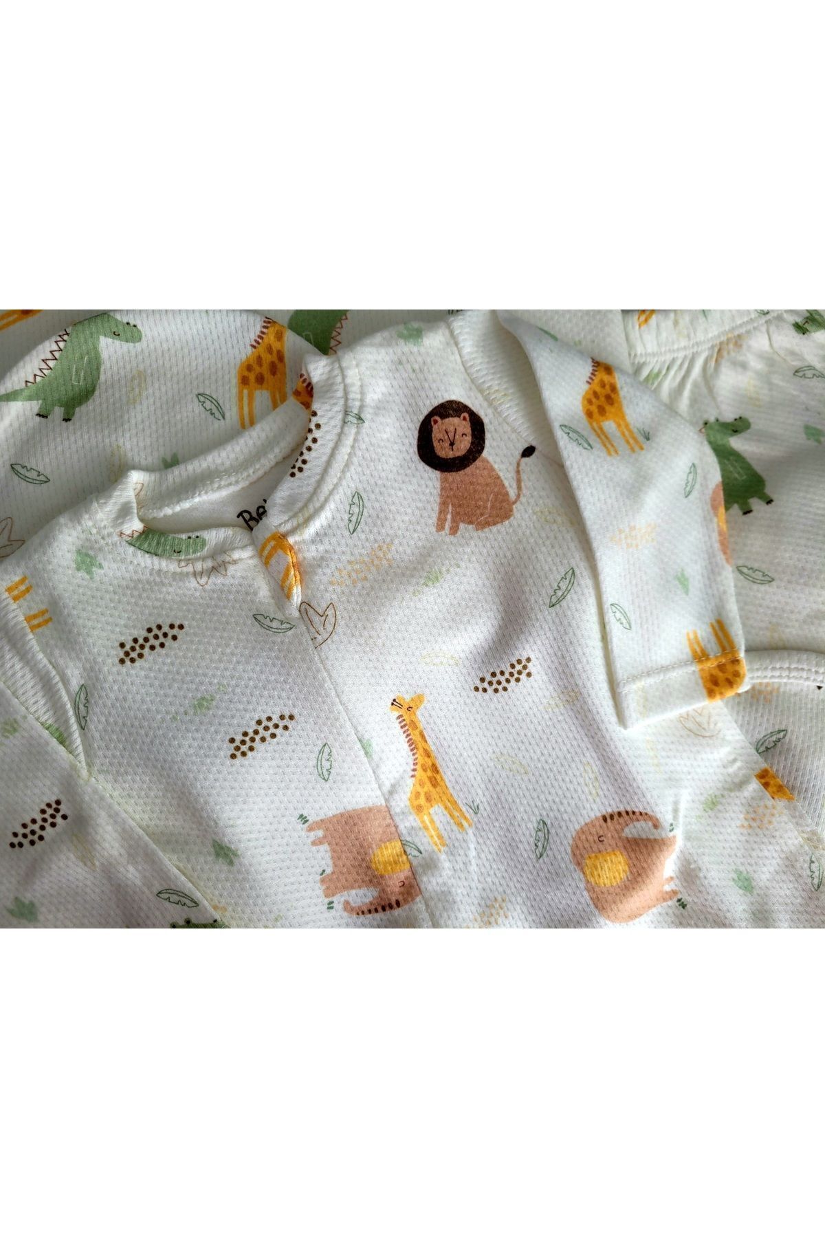 Bebitof Incibaby 10'lu Erkek Bebek Hastane Çıkışı Zürafa Desenli fotoğrafı 6 (önizleme)