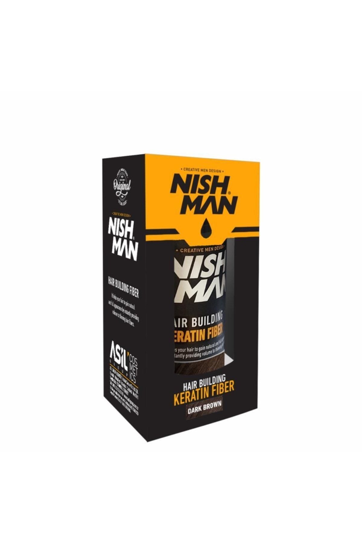 NISHMAN Nish Man Hair Building Fiber - Dark Brown 21 gr