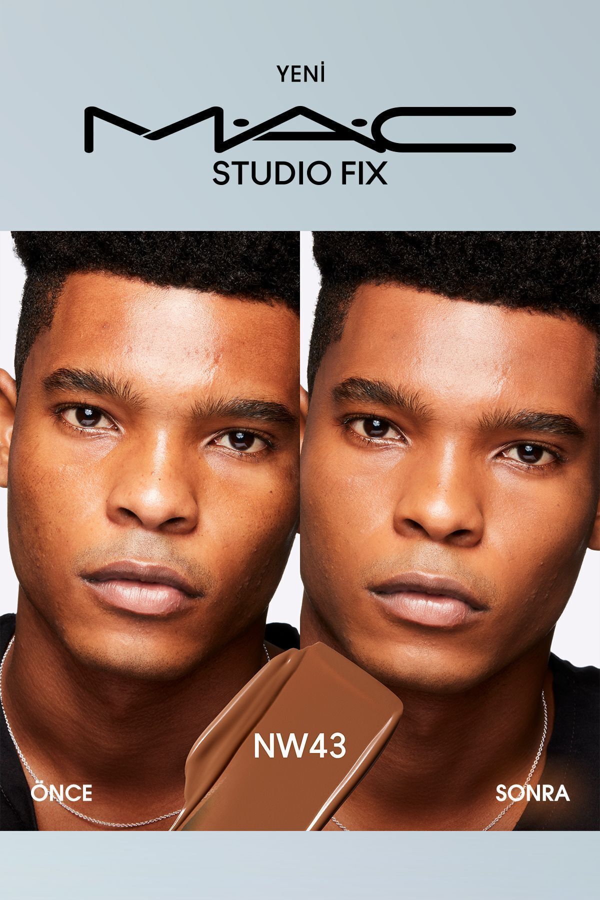 M.A.C-New Formula - Natural Matt Finish Studio Fix Fluid SPF 15 Matte Foundation - NW43 30 ML KEYON2909 5