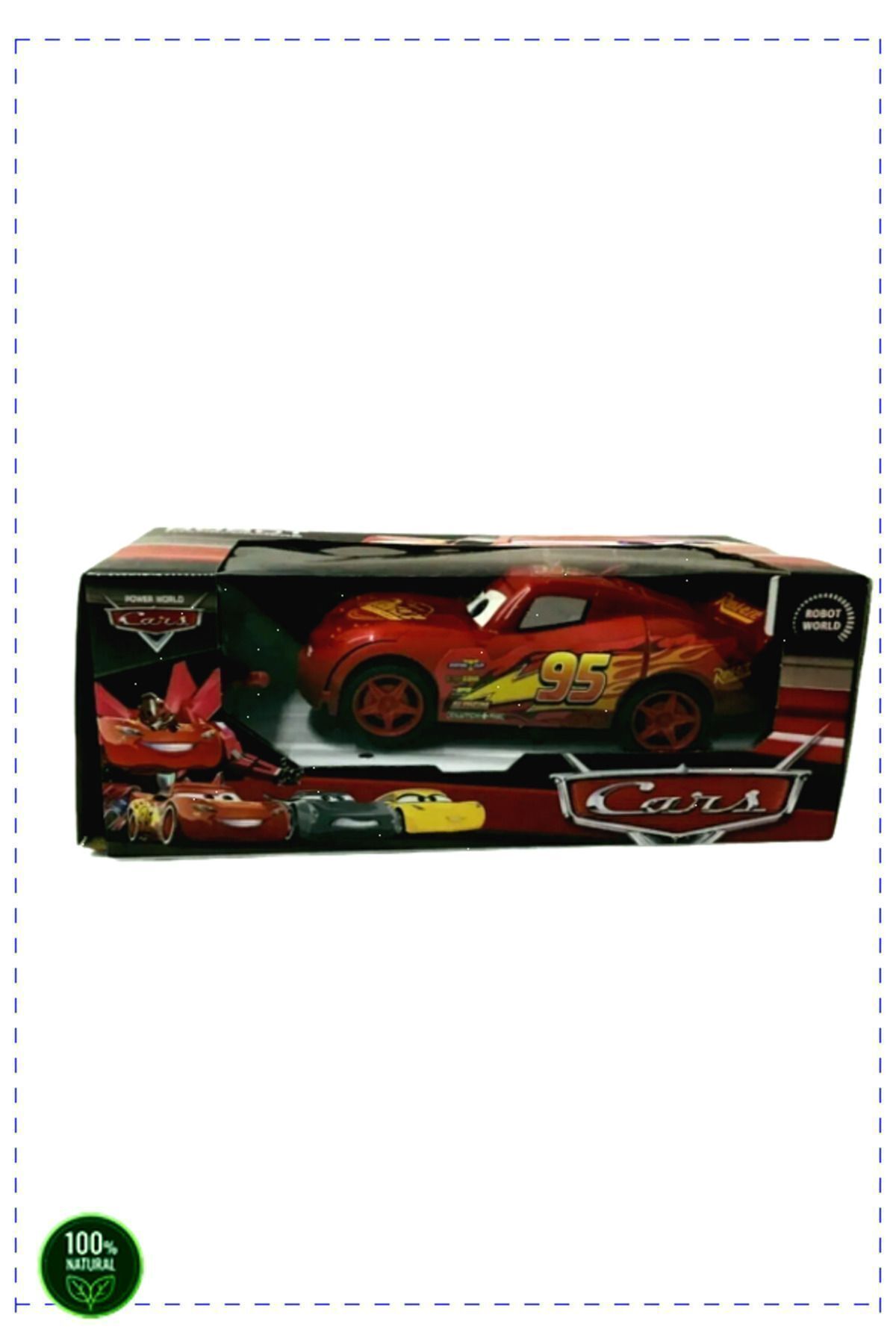 OMZ Cars Şimşek Mcqueen Uzaktan Kumandalı Robota Dönüşen Şarjlı Araba Erkek Cocuk Egitici Oyuncaklar fotoğrafı 4 (önizleme)