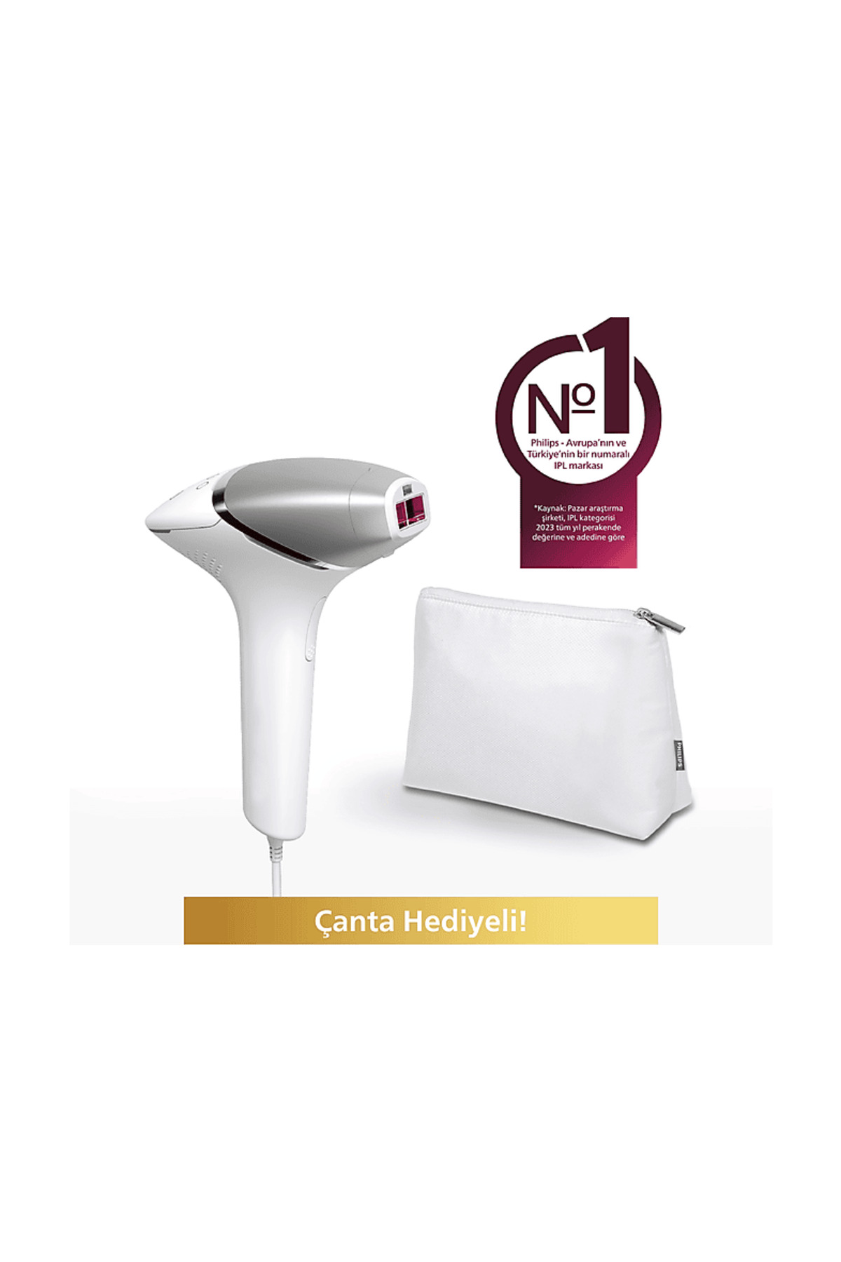 Philips BRI940/00 Lumea 8000 Series IPL Epilasyon Cihazı, Çanta Hediyeli, 1 Akıllı Başlık (Vücut)