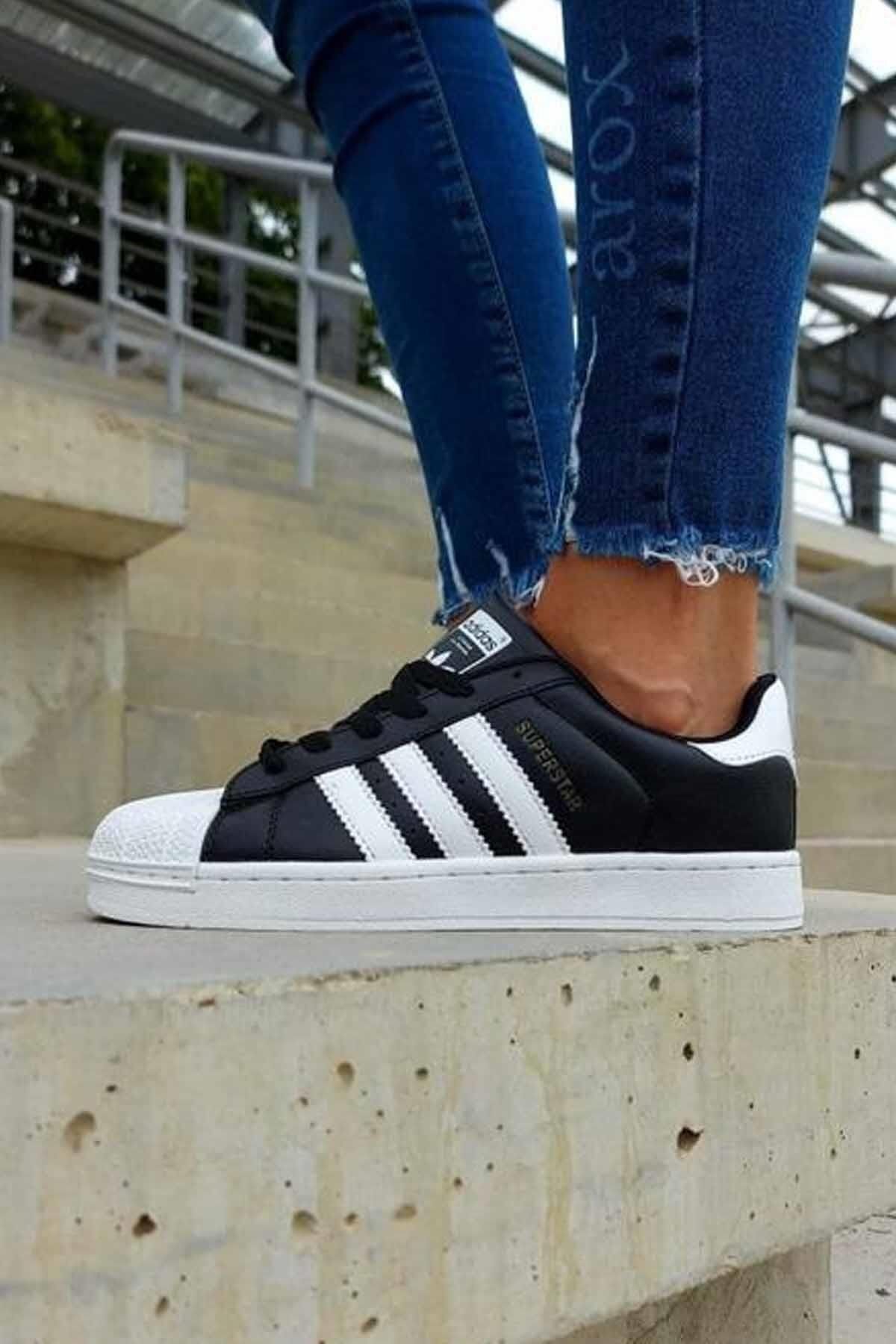 adidas Super Star W 1 Originals Black Women s Sneaker FV3286 Byz Trendyol