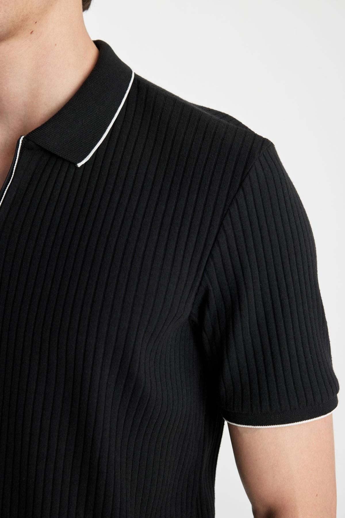 پولوشرت مردانه دفاکتو | D3948AX24SM Defacto - Image 5