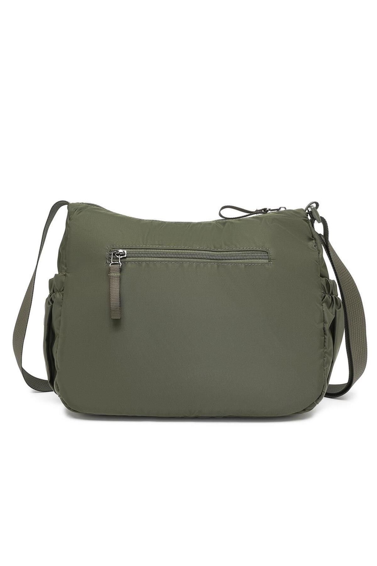 Smart Bags Yumuşak Kumaş Askılı Postacı Kadın Çantası - Yeşil