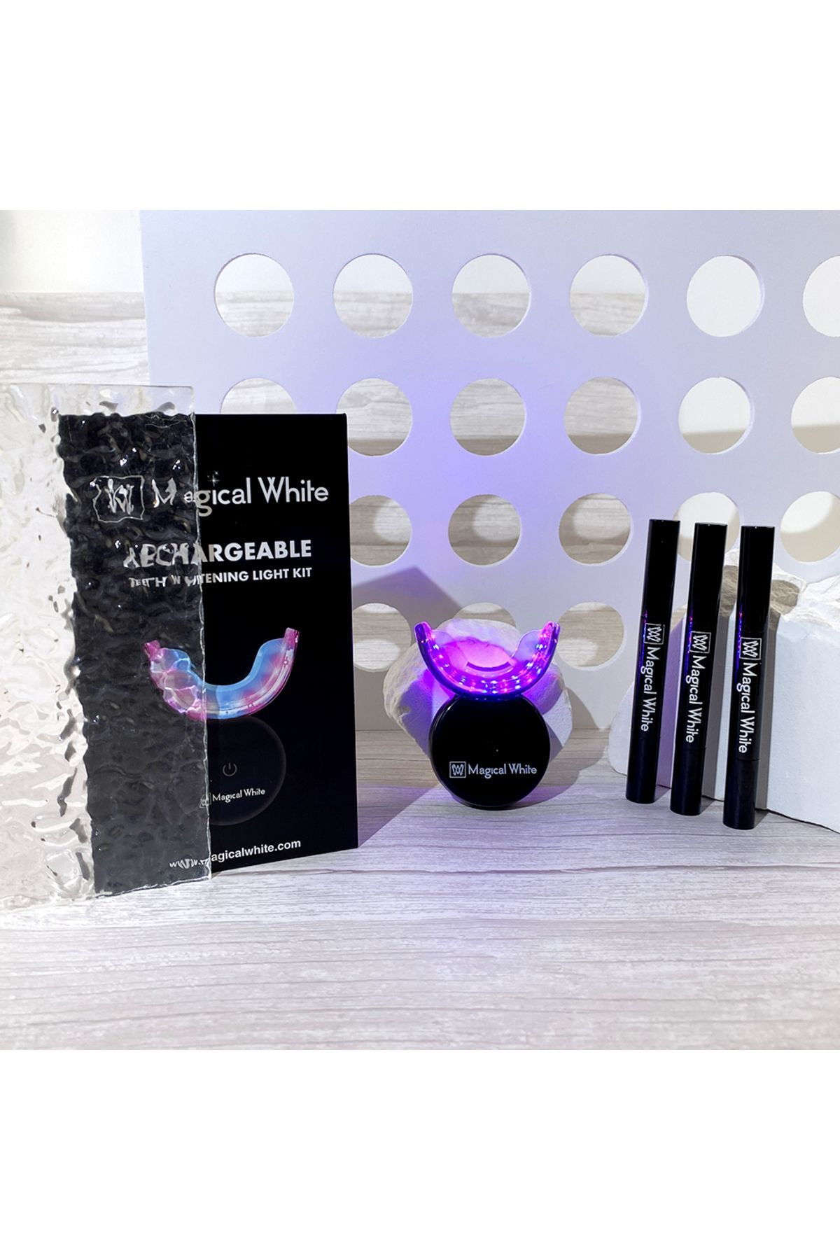 محصولات سفیدکننده دندان مجموعه سفید کننده کیت خارجی Magical White