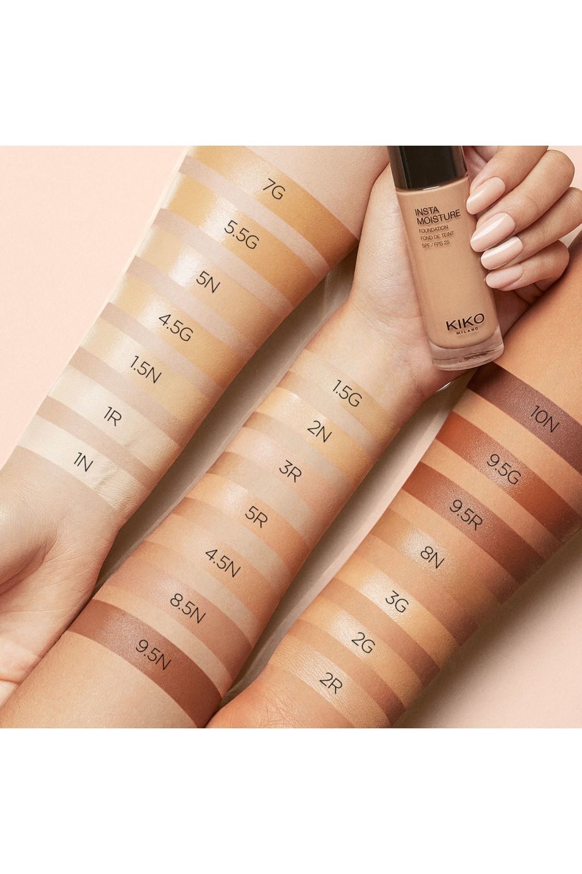 Liquid Foundation-INSTAMOISTURE Foundation 5.5 Gold 92 KIKO