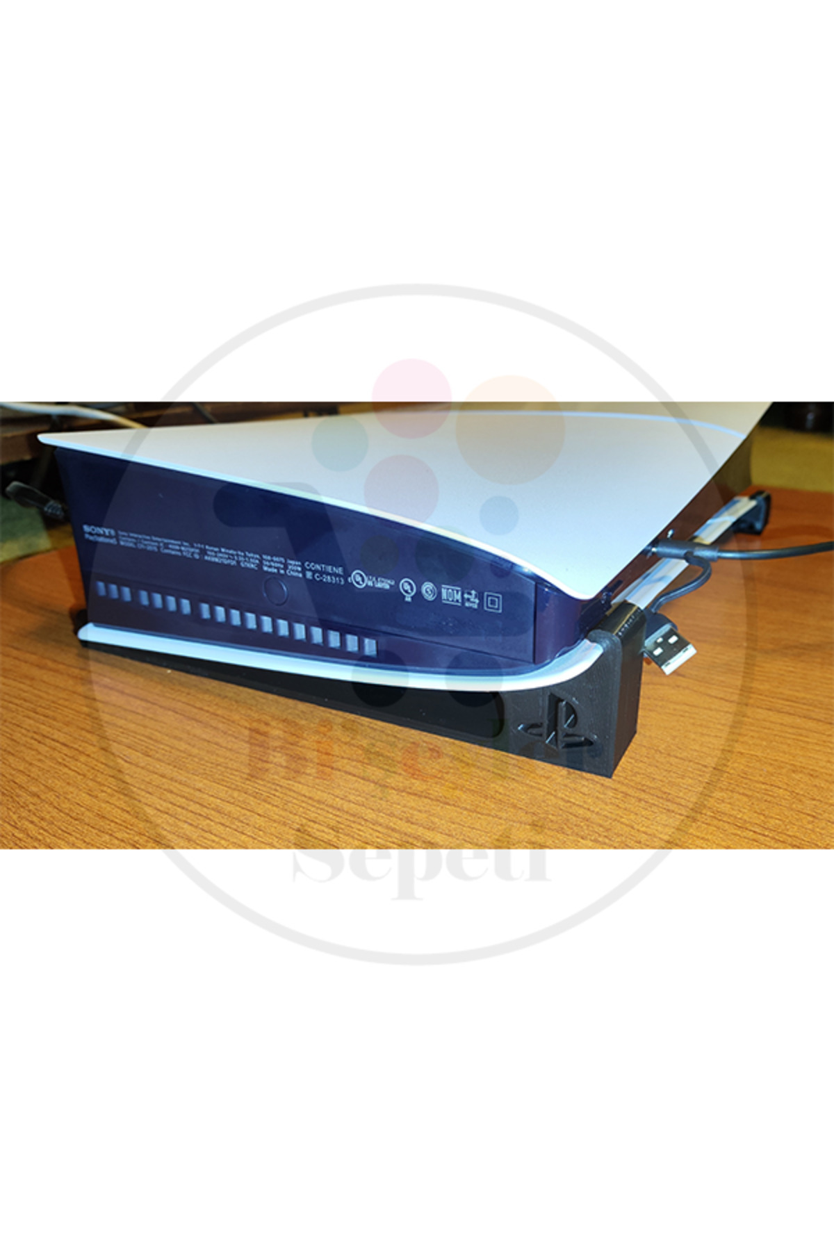 PS5 Slim Playstation 5 Slim Digital Horizontal Yatay Stand Aksesuar - SİYAH RENK 2