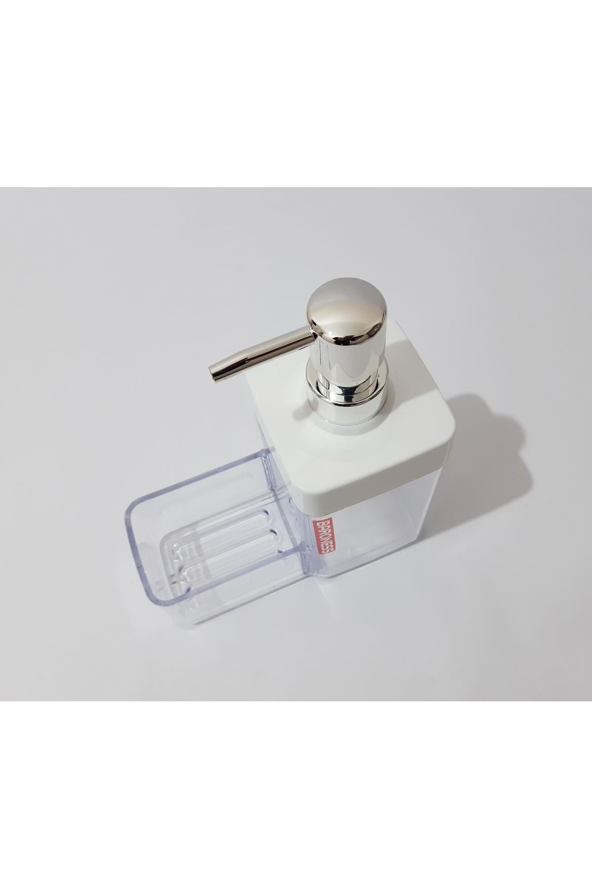 renkli çiçekler-Dozator de săpun lichid transparent cu bol de burete de 500 ml 3