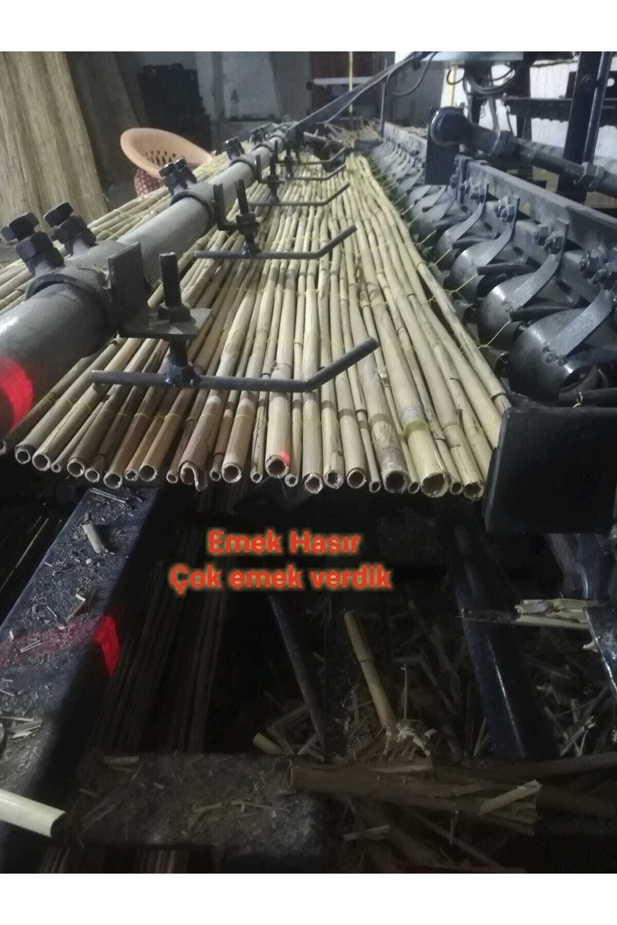 2 X5 Metre Bambu Kamış Hasır Bahçe Çiti Gölgelik Balkon Çiti 4