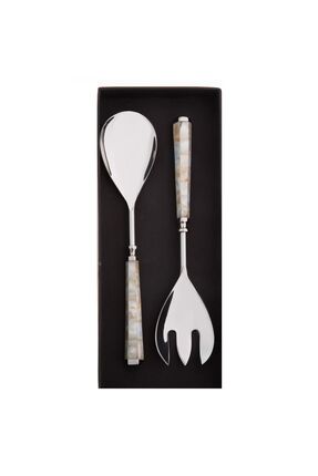 Jumbo Pearl 2 Parça Salata Servis Seti