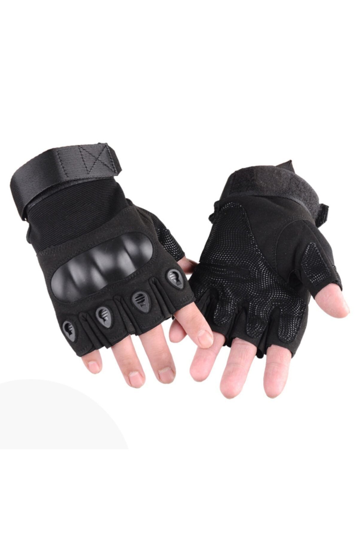 Demlytical Mikrofiberderi Kesik Parmak Taktik Eldiven