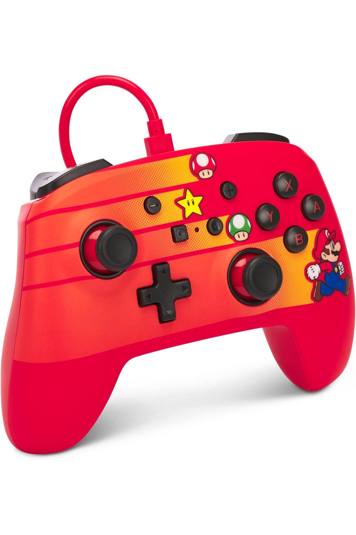 Nintendo Switch Gelişmiş Kablolu Kumanda - Speedster Mario, Kırmızı