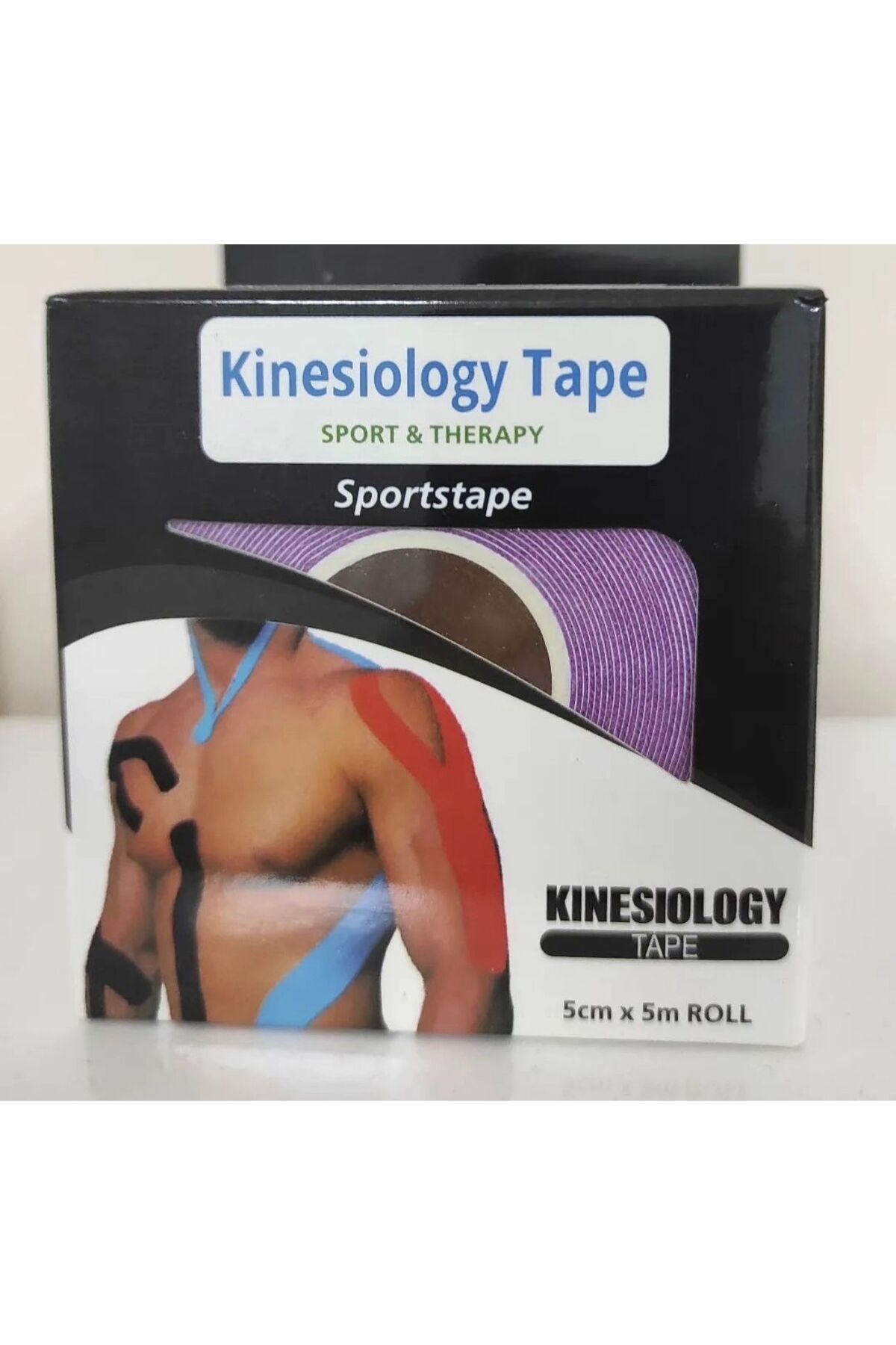 FTRMALZEMECİM Kinezyotape Kinezyobant Ağrı Bandı (Mavi)