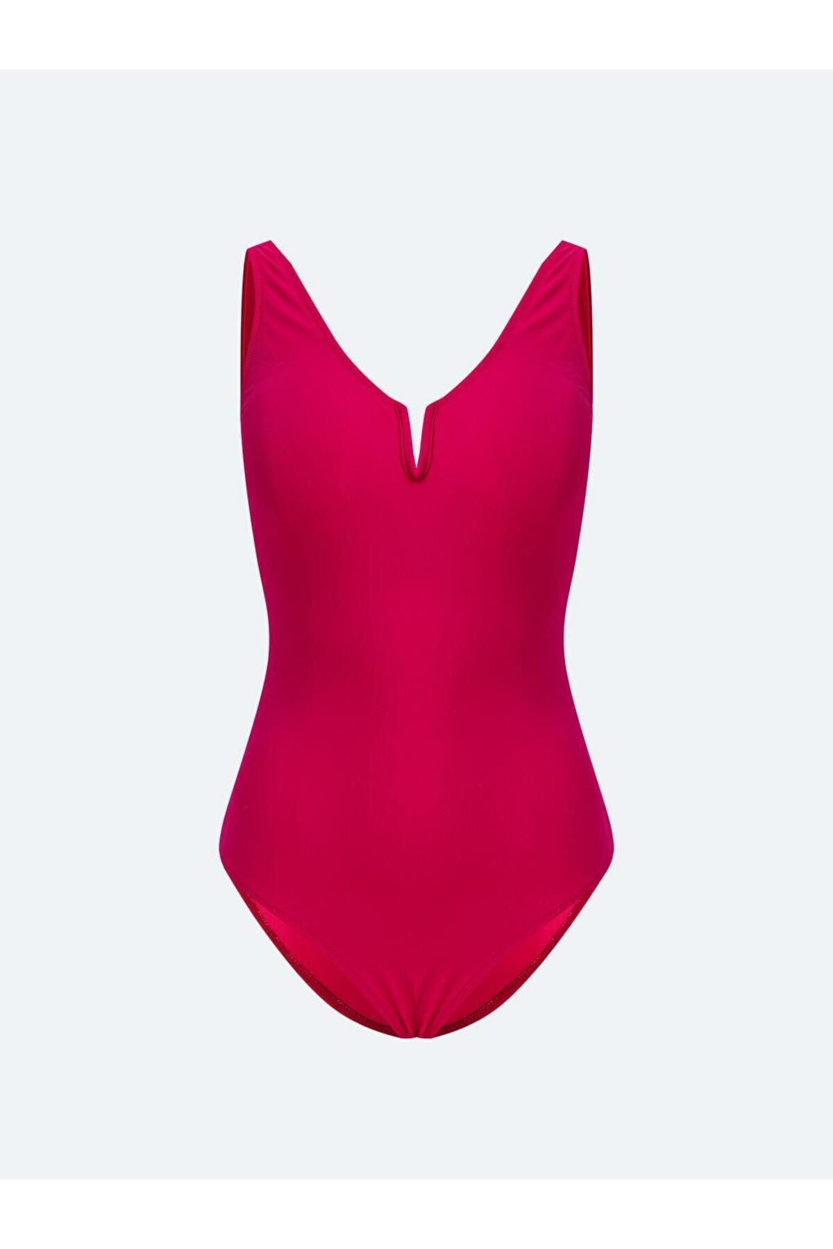 LC Waikiki Lcw Dream Damski Kostium Kąpielowy Z Dekoltem W Serek Kobieta - 40