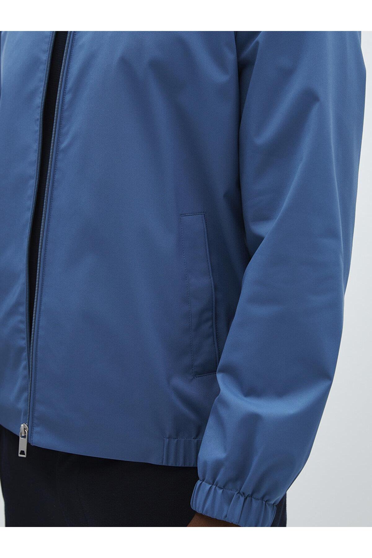 کاپشن مردانه آبی LC Waikiki | S44089Z8 اورجینال - تصویر 4