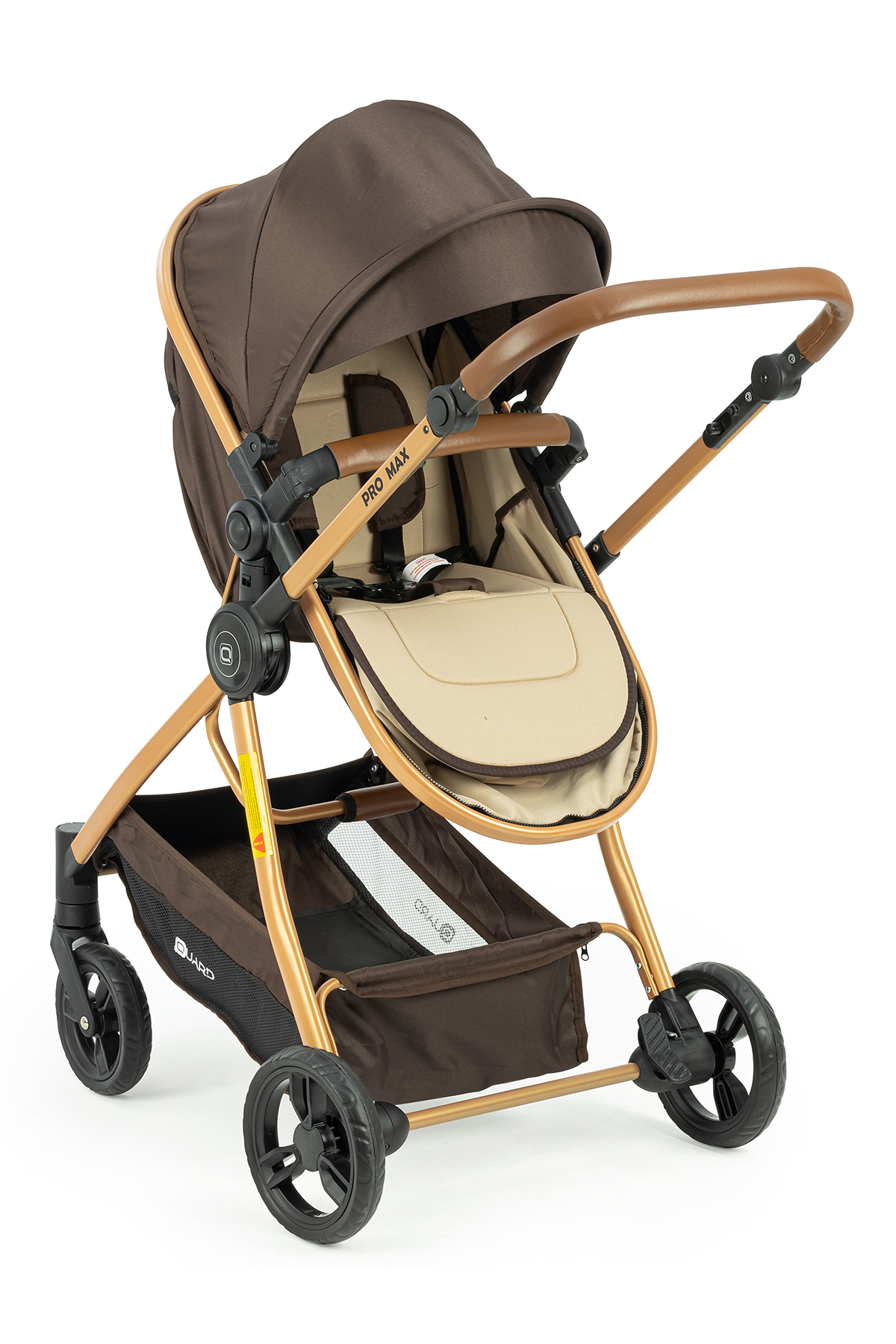 QUARD Promax Travel Sistem Bebek Arabası Gold-Antrasit fotoğrafı 2 (önizleme)