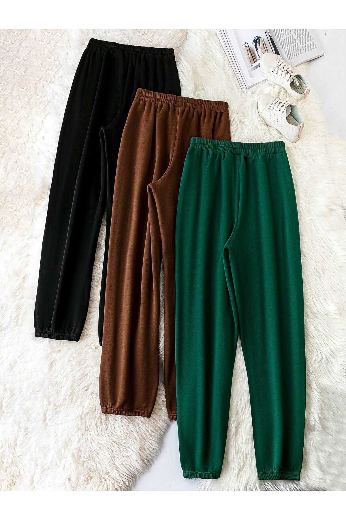 DAXİS Sportwear Company  KALP BASKILI 3'LÜ EŞOFMAN ALTI - Görsel 2