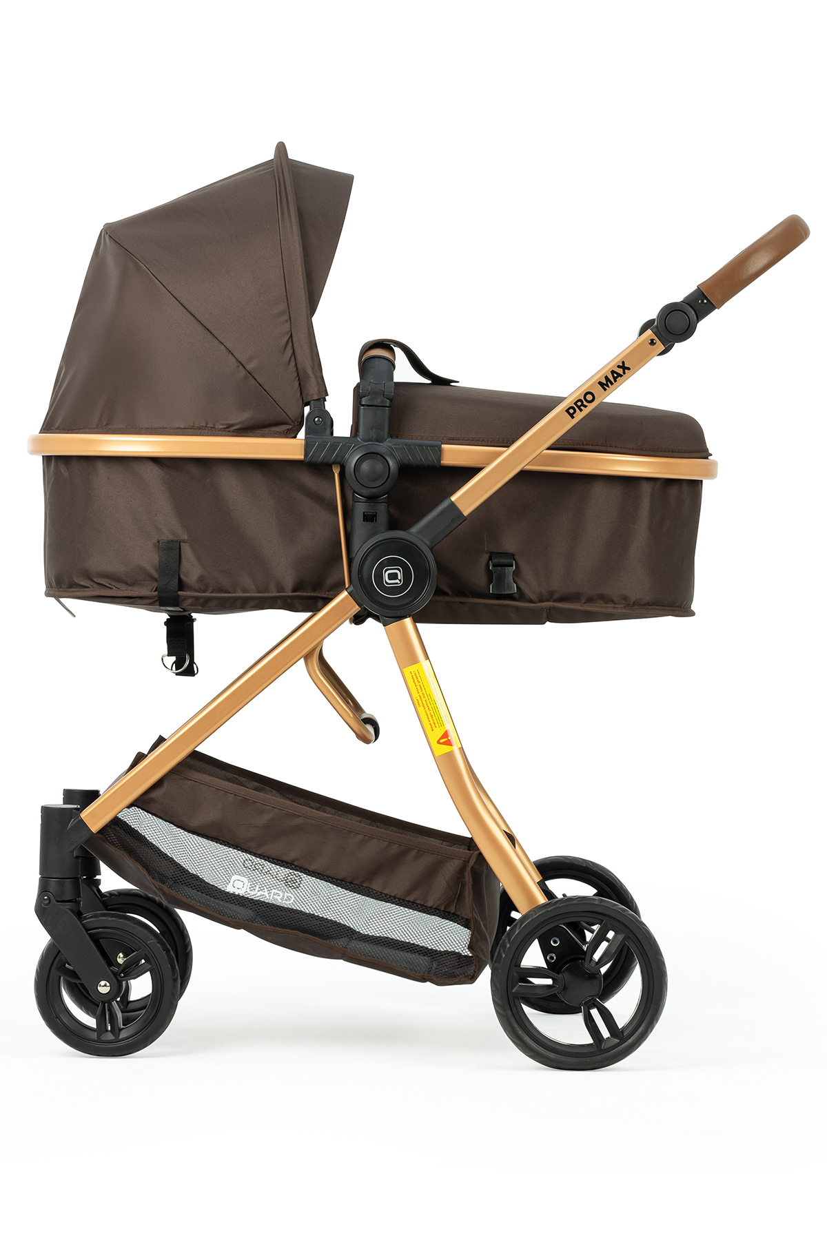QUARD Promax Travel Sistem Bebek Arabası Gold-Antrasit fotoğrafı 3 (önizleme)