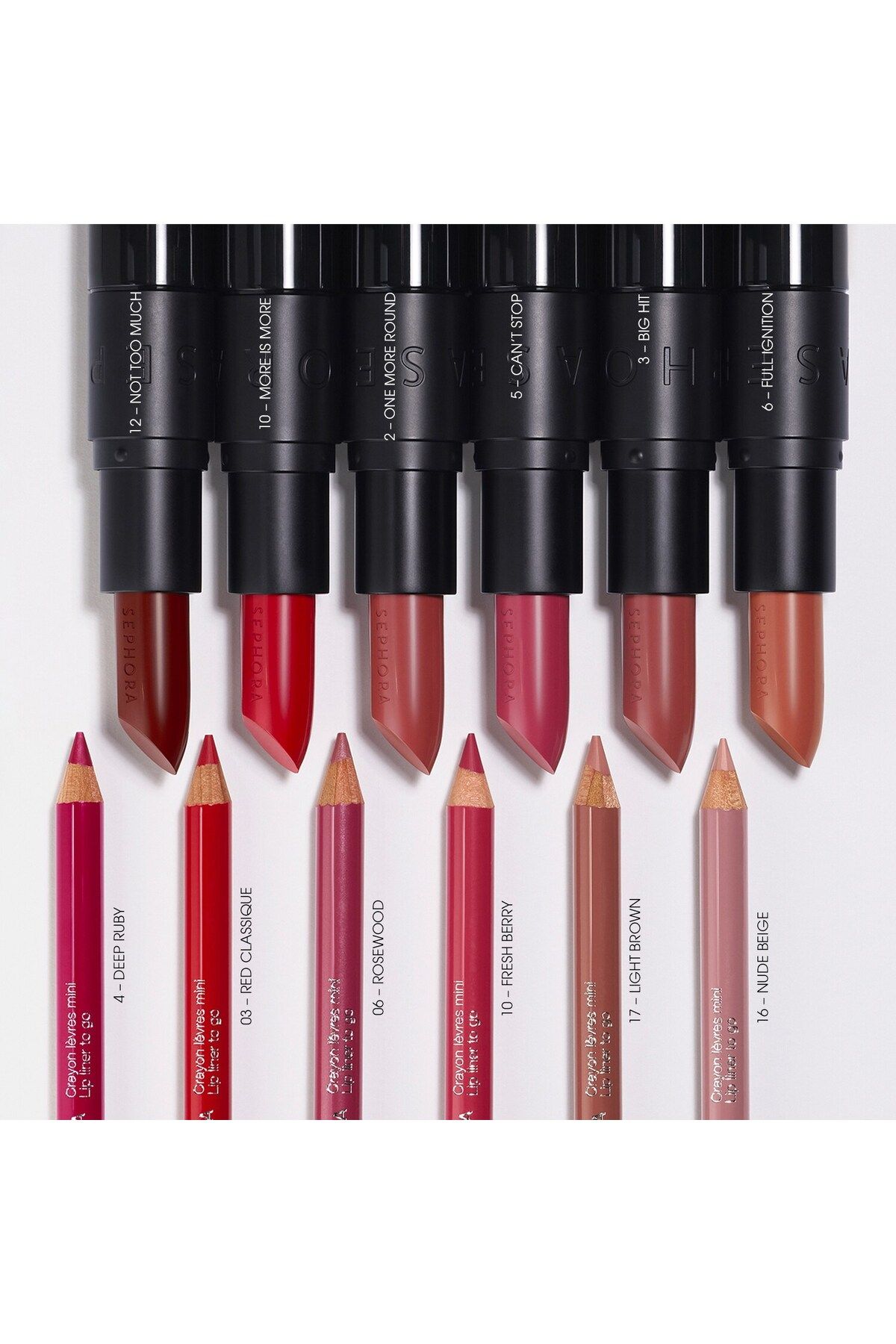 SEPHORA COLLECTION-Rouge Is Not My Name - Satin Finished Fuchsia Pink lipstick 15 Explosive Game - 3.50 G 5