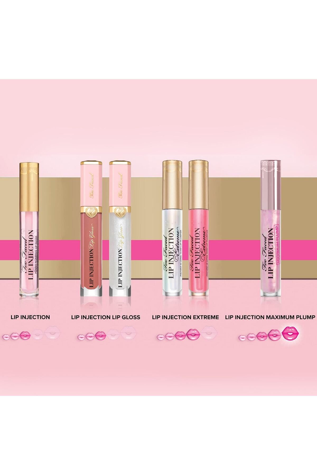 Too Faced-Wanna Play? - Lip Injection Power Plumping Lip Gloss, Lip Gloss (6.5 ml) 6