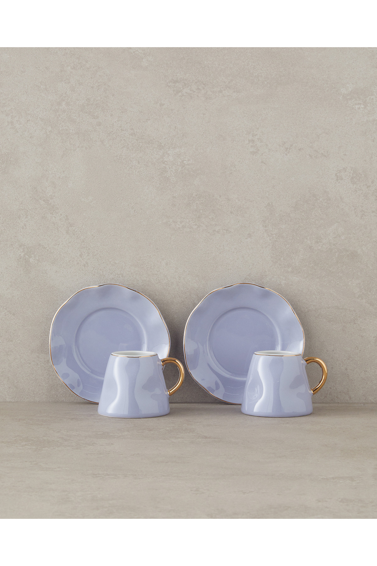 English Home Felix New Bone China Kahve Fincan Takımı 4 Parça 2 Kişilik