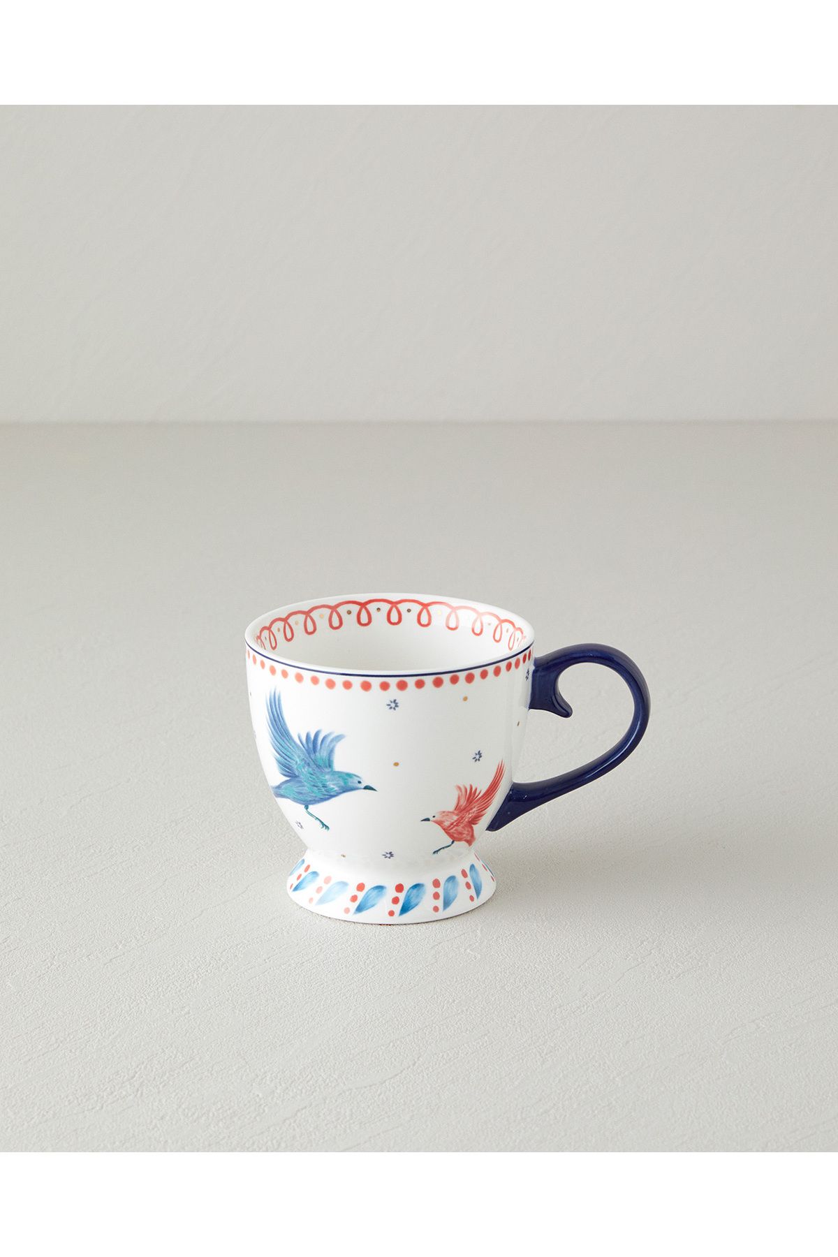 English Home-Carnaval Birds New Mug Blue - Bone China 2