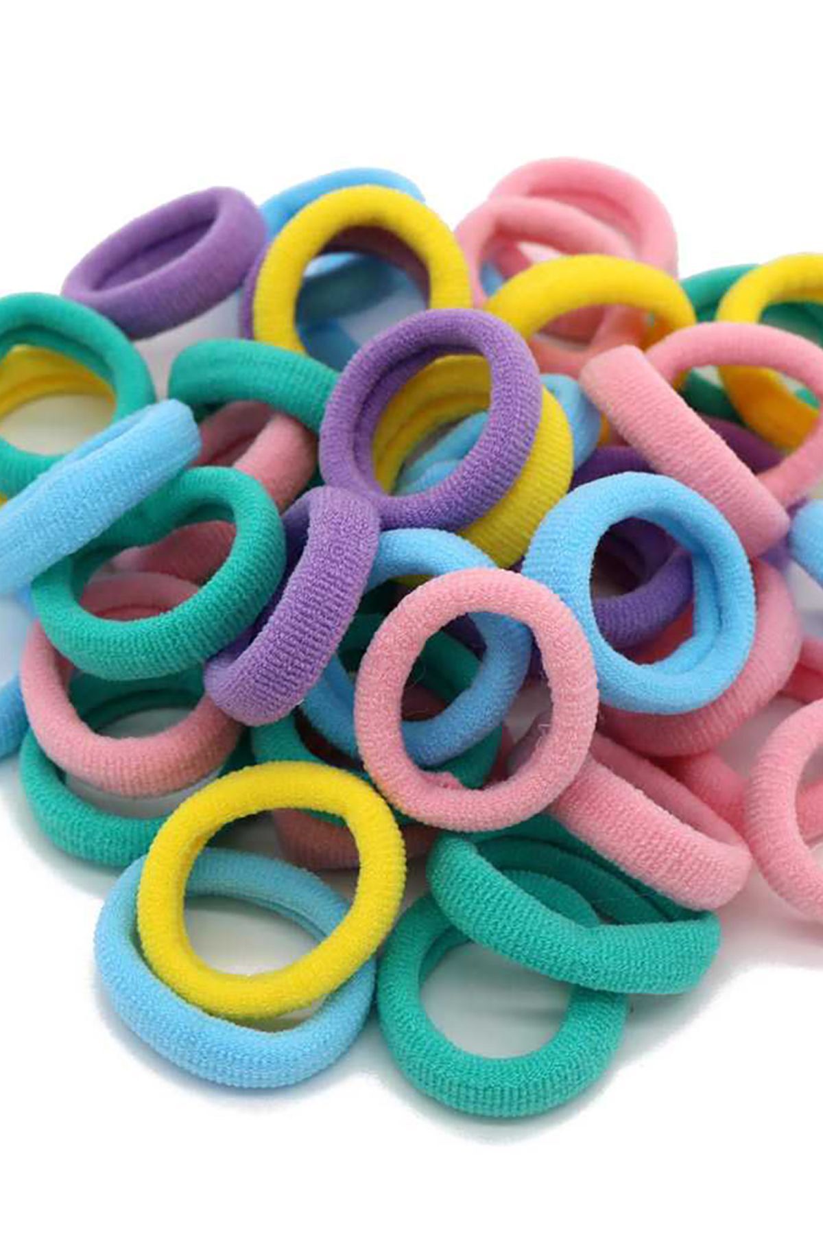 Gampus-100 Pieces Neon Vivid Mini Rubber Buckle - Multiple Sturdy Design 5