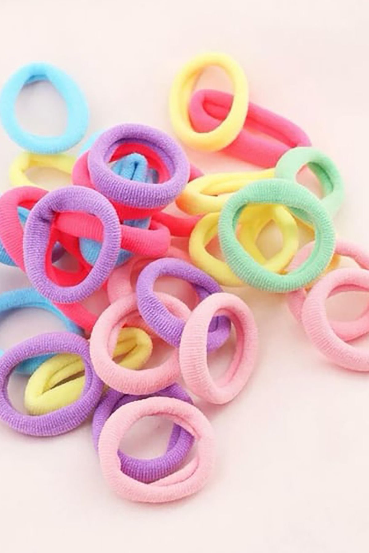 Gampus-100 Pieces Neon Vivid Mini Rubber Buckle - Multiple Sturdy Design 4