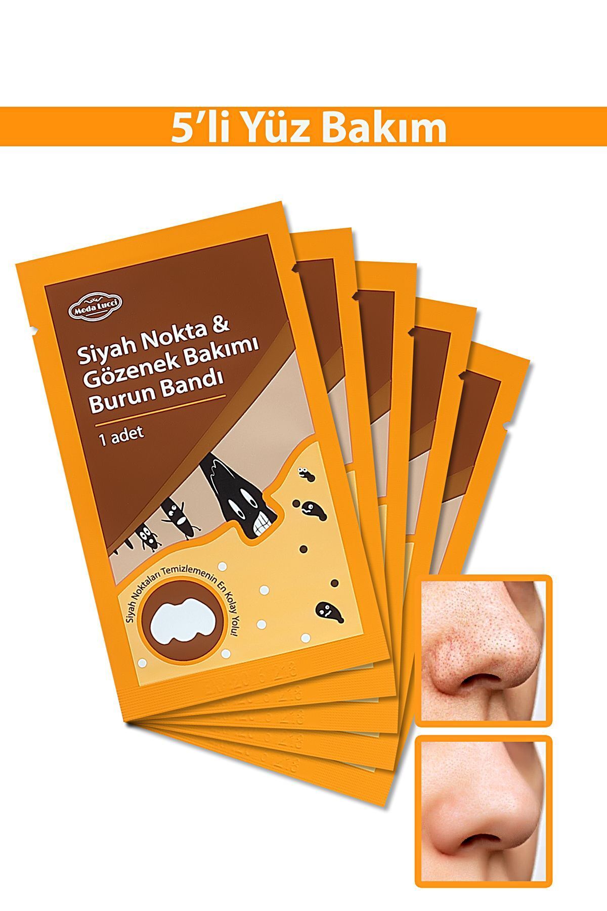 Zzla-Nose Pack - Cleansing Nose Tape for Blackheads and Pores 5-Pack 1