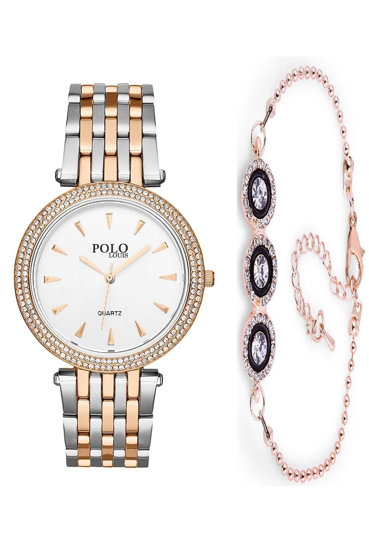 POLO Rucci 1111 Women's Wristwatch Set with Metal Cord
