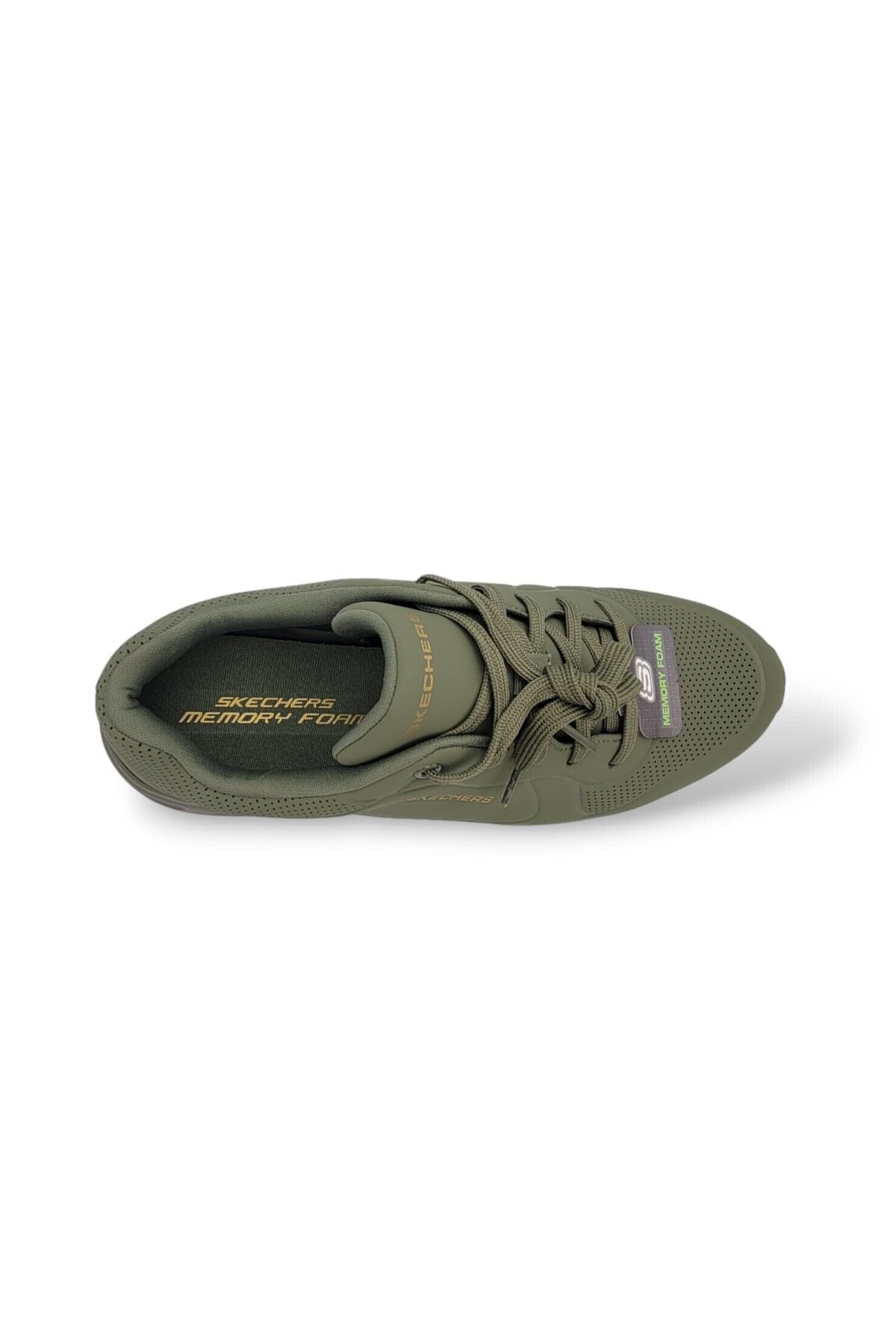 SKECHERS-8790183-OLV Solitair Rubble - Men's Green Sneakers 6