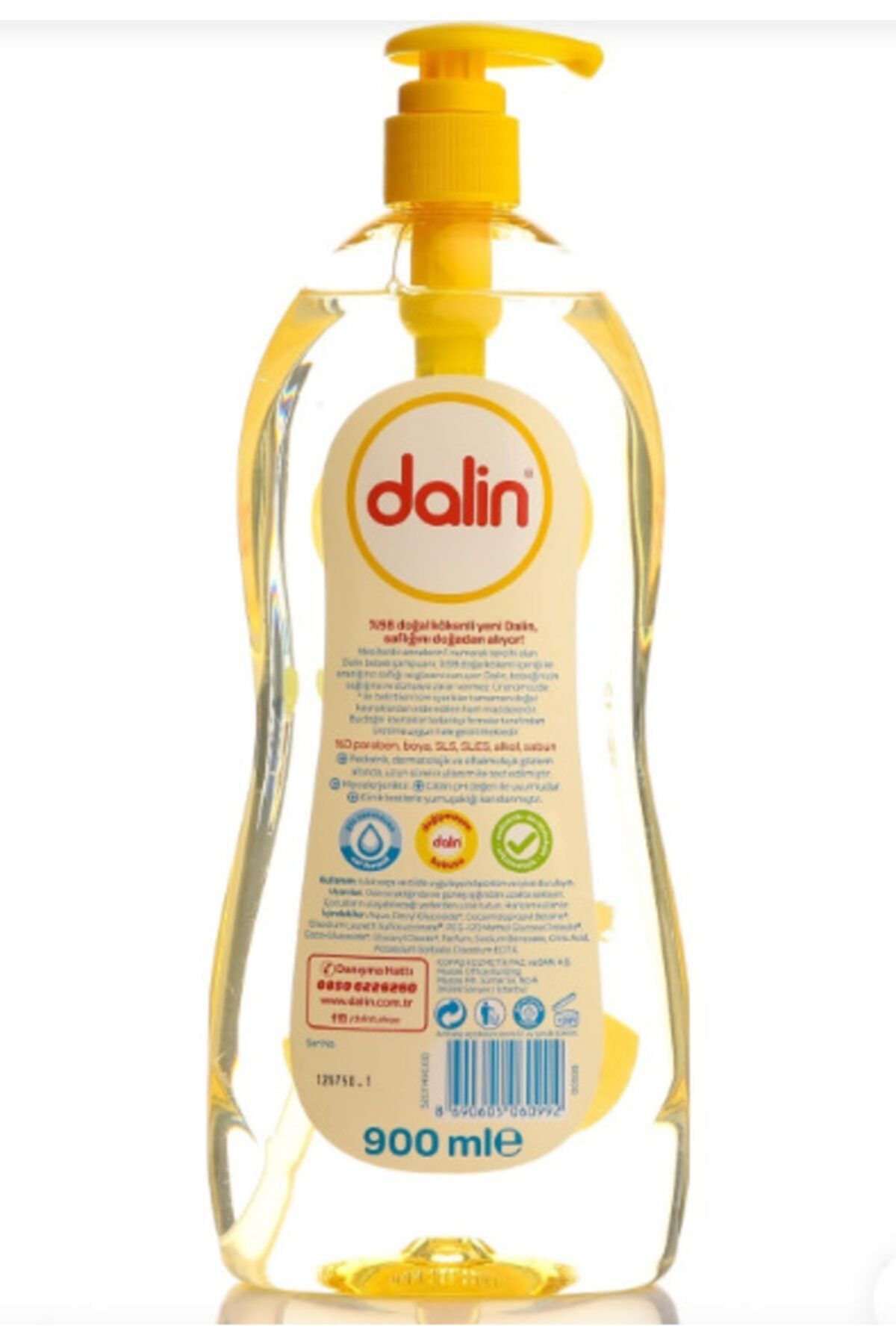Dalin-900 Ml and 200 Ml Baby Shampoo - Set of 2 3