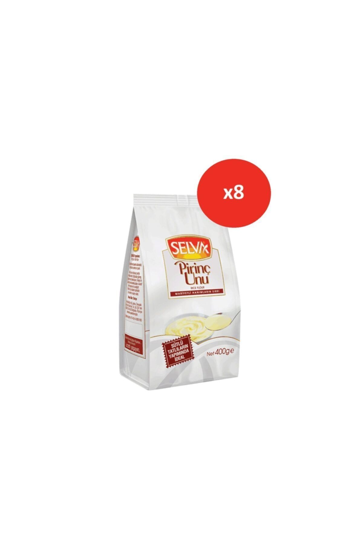 SELVA Pirinç Unu 400 Gr 8 Adet