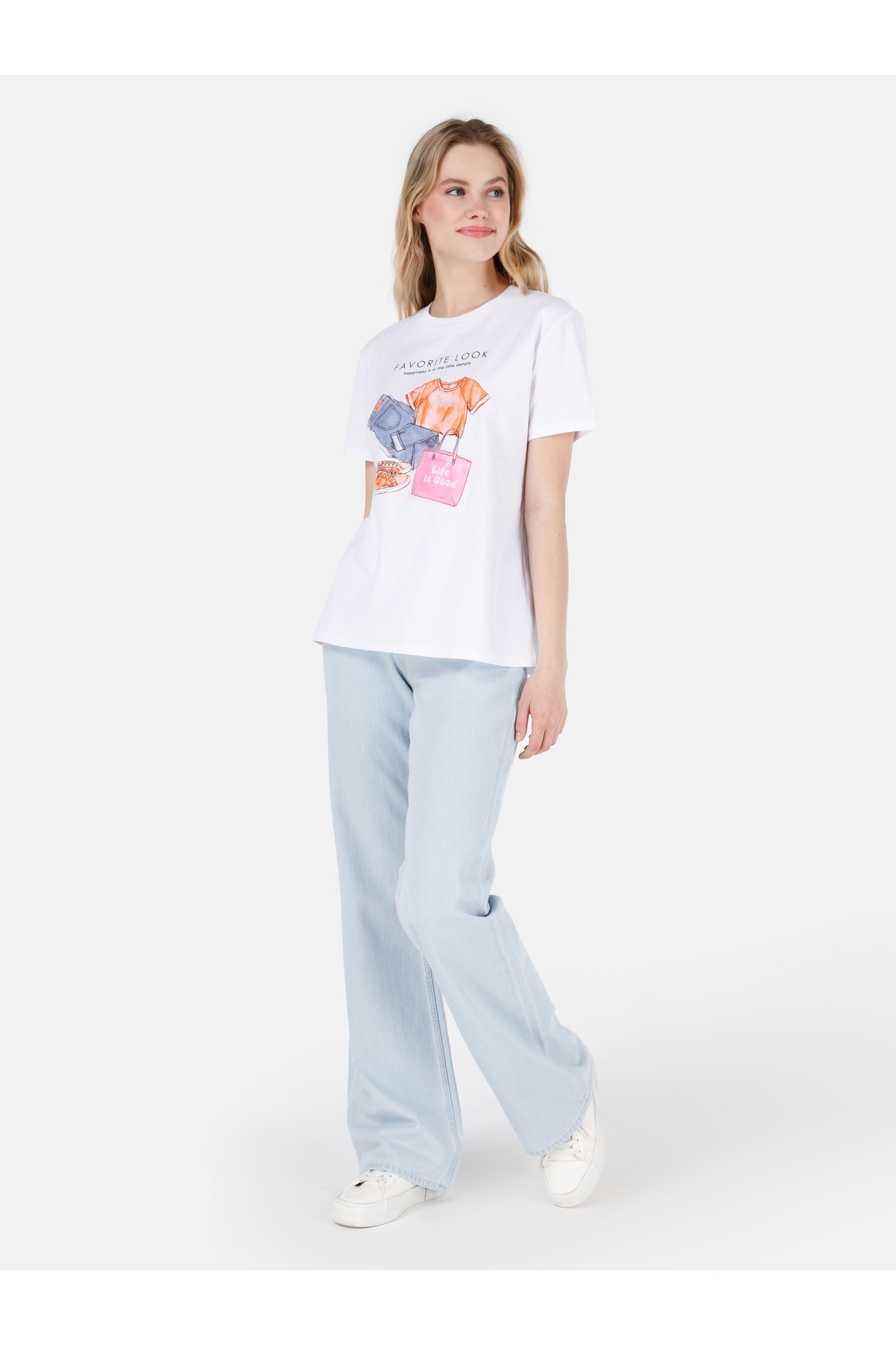 تی شرت زنانه کولینز | .CL1069108_Q1.V2_WHT Colin’s - Image 3