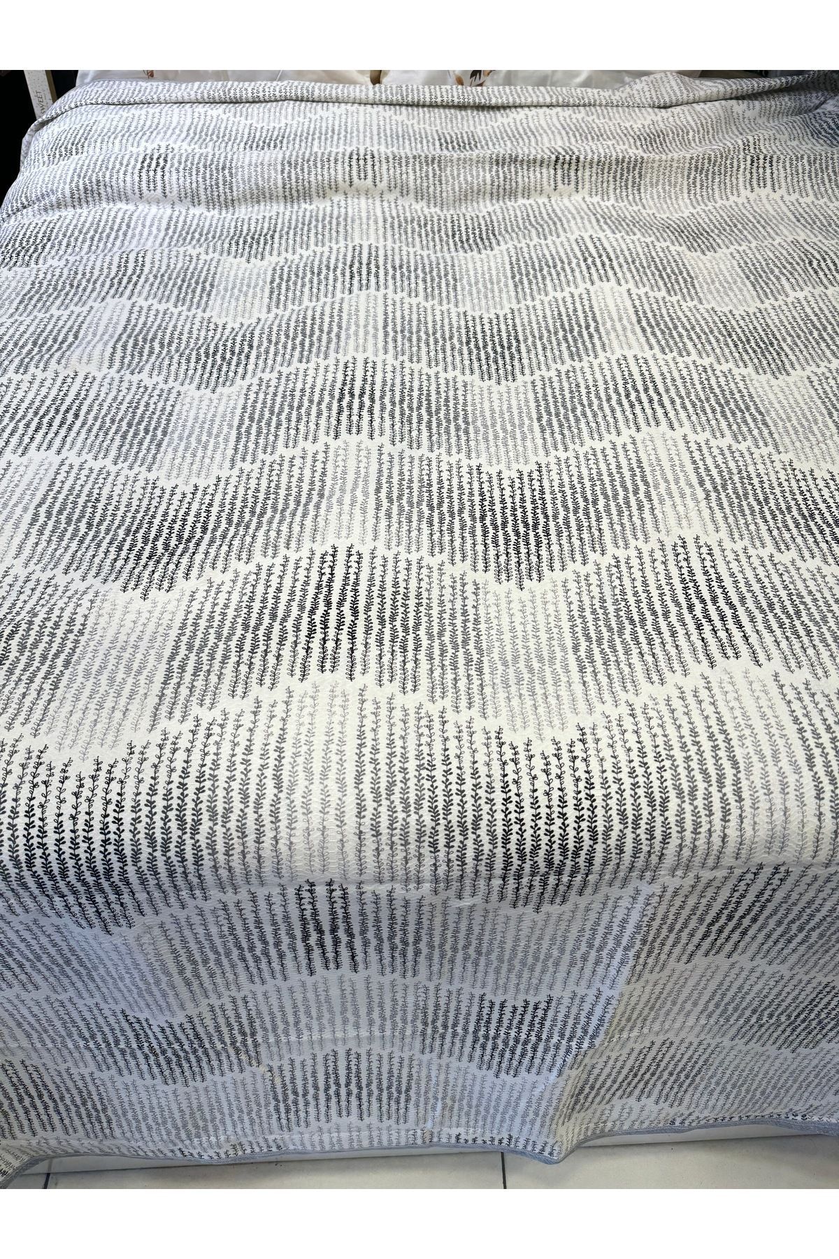 ŞENER HOME-Gray Delta Pattern 150x240 Cm.Single Single Pike 5
