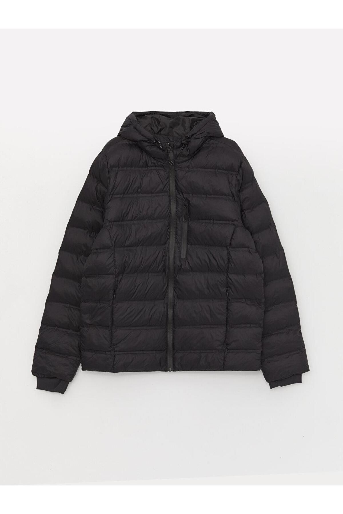 کاپشن مردانه مشکی ال سی وایکیکی | W31254Z8 اورجینال - تصویر 7