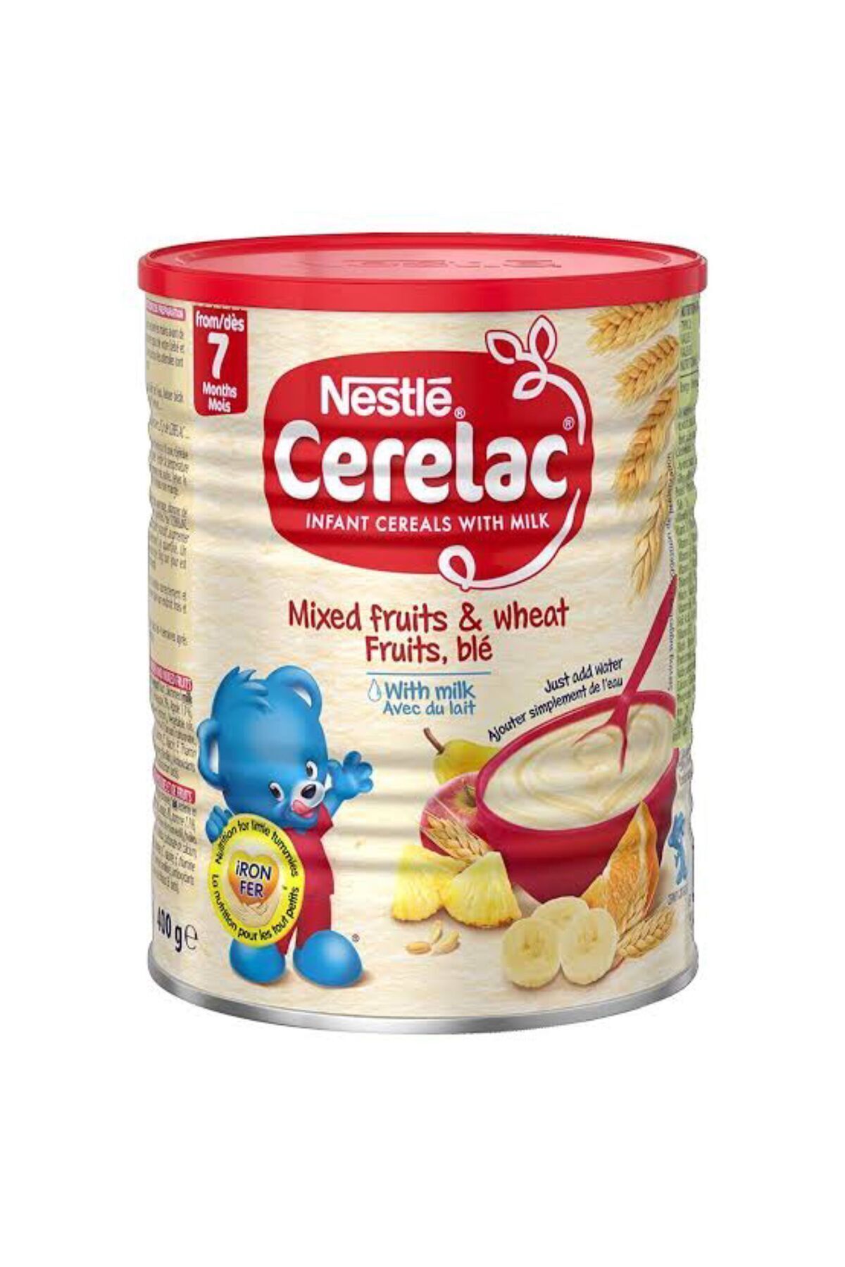 Nestle Cerelac Karışık Meyve ve Buğday Sütlü son derece besleyicidir ve 7 aylık bebekler için