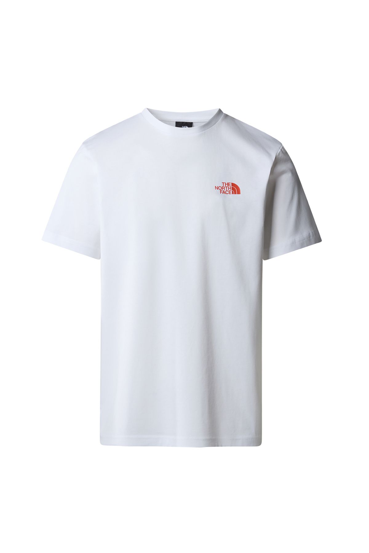 تی شرت سفید مردانه یقه دوچرخه طرح دار NF0A894ZFN41_M BINER GRAPHIC 4 TEE The North Face