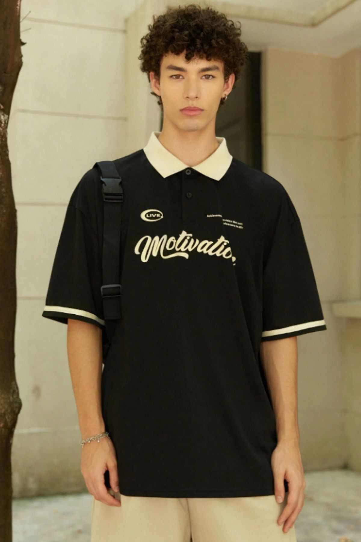 SELF CONTROL-SC Motivation - Oversize Modern Design with Polo Collar 4