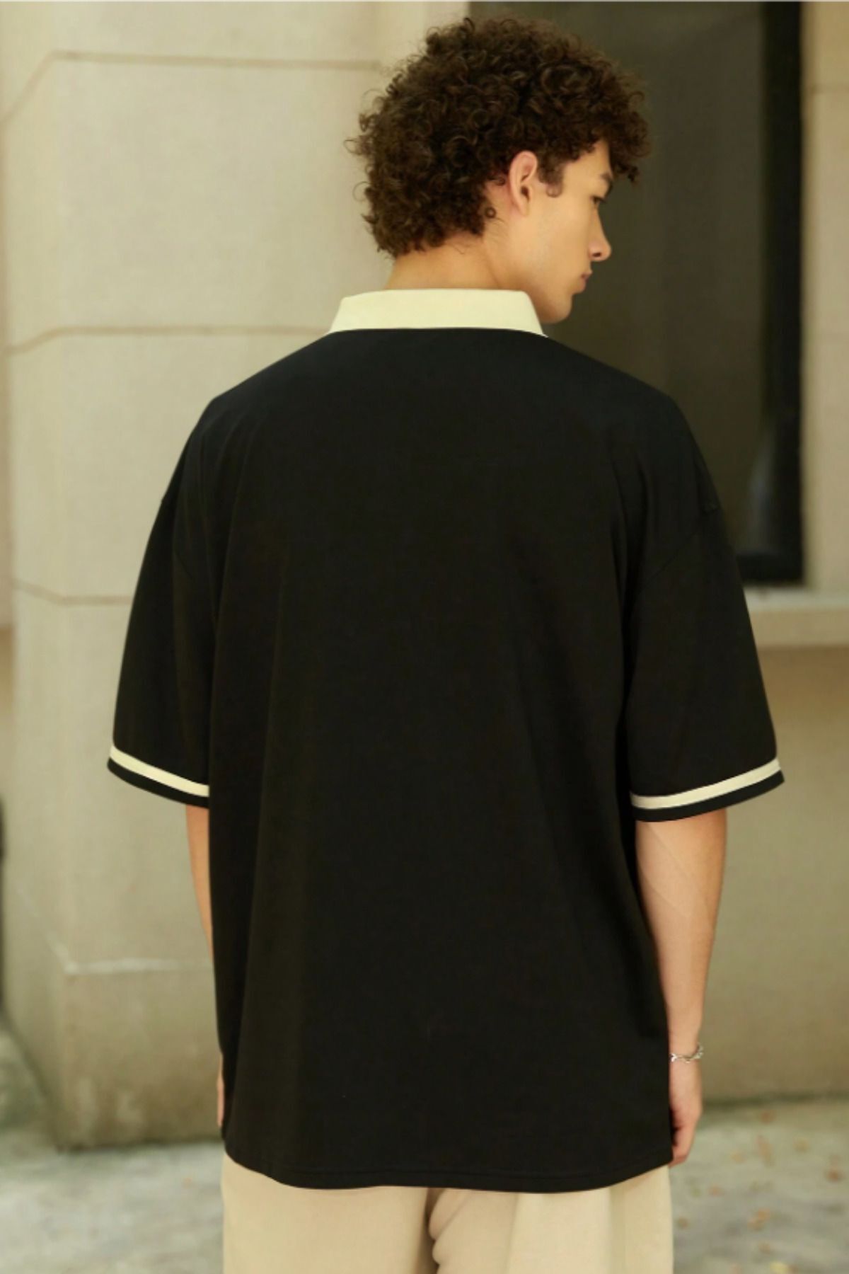 SELF CONTROL-SC Motivation - Oversize Modern Design with Polo Collar 2
