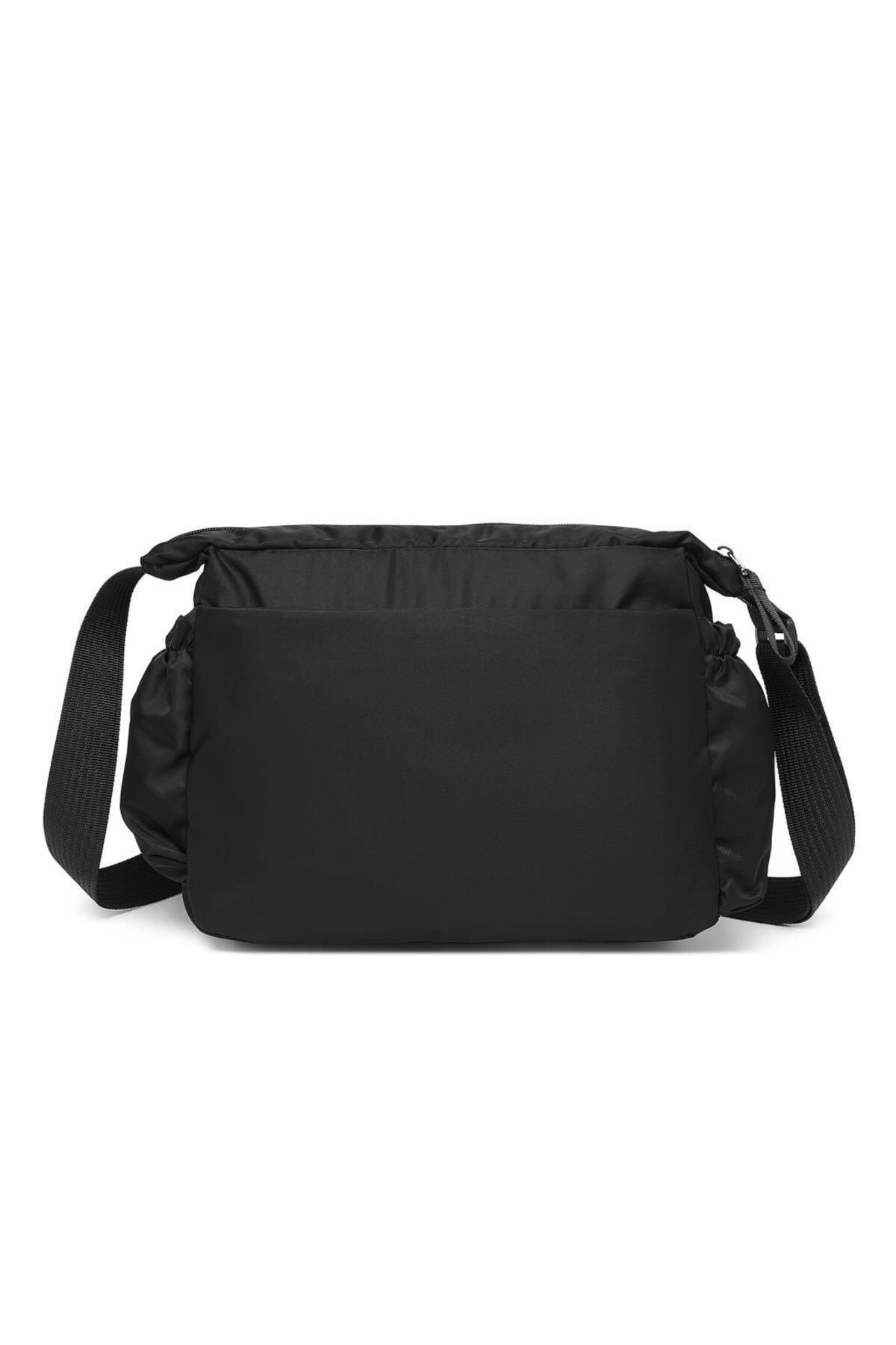 Smart Bags Yumuşak Kumaş Askılı Postacı Kadın Çantası - Siyah