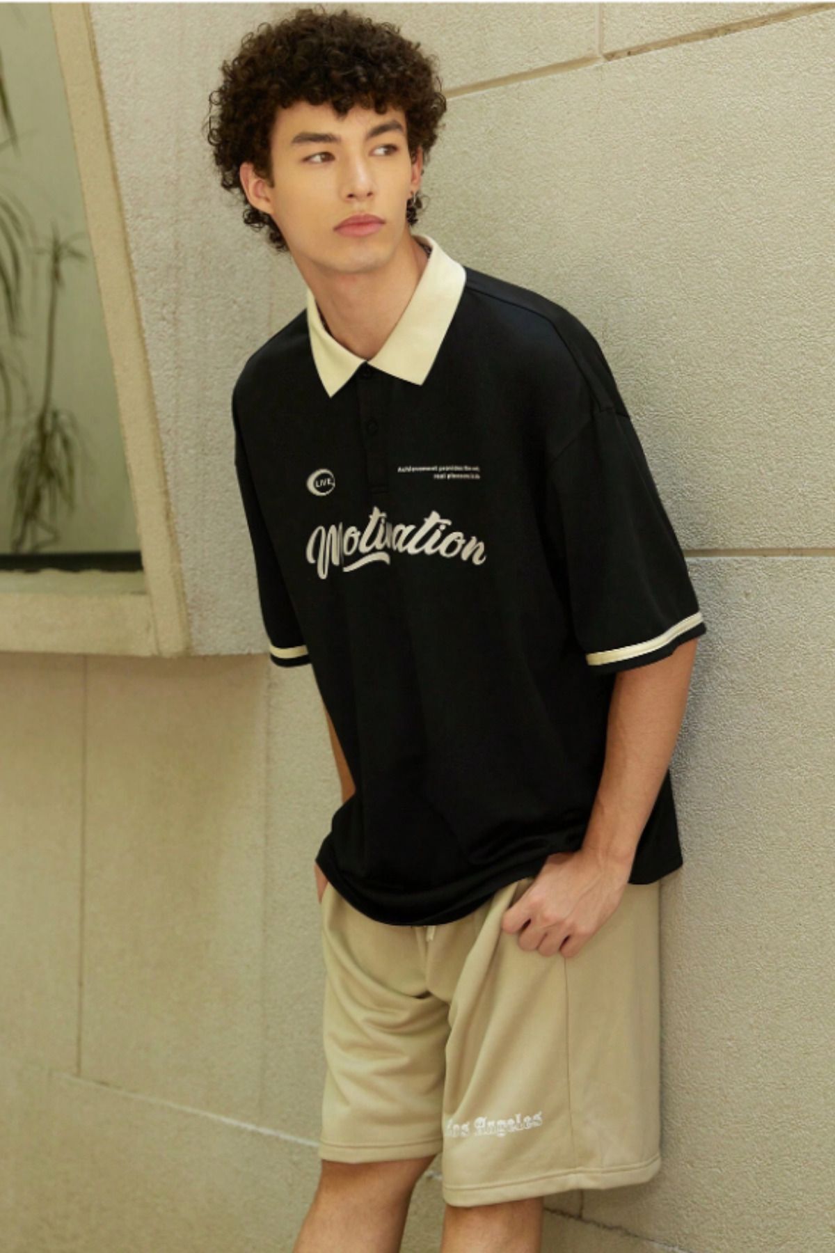 SELF CONTROL-SC Motivation - Oversize Modern Design with Polo Collar 3