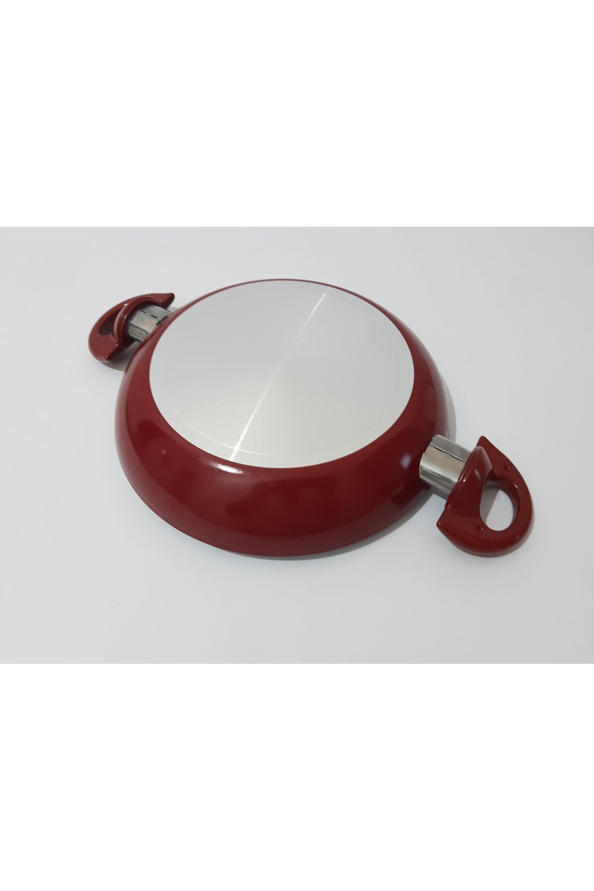 renkli çiçekler-24 Cm Melemen Egg and Frying Pan Multi-Purpose Sahan Non-Stick Pan 4