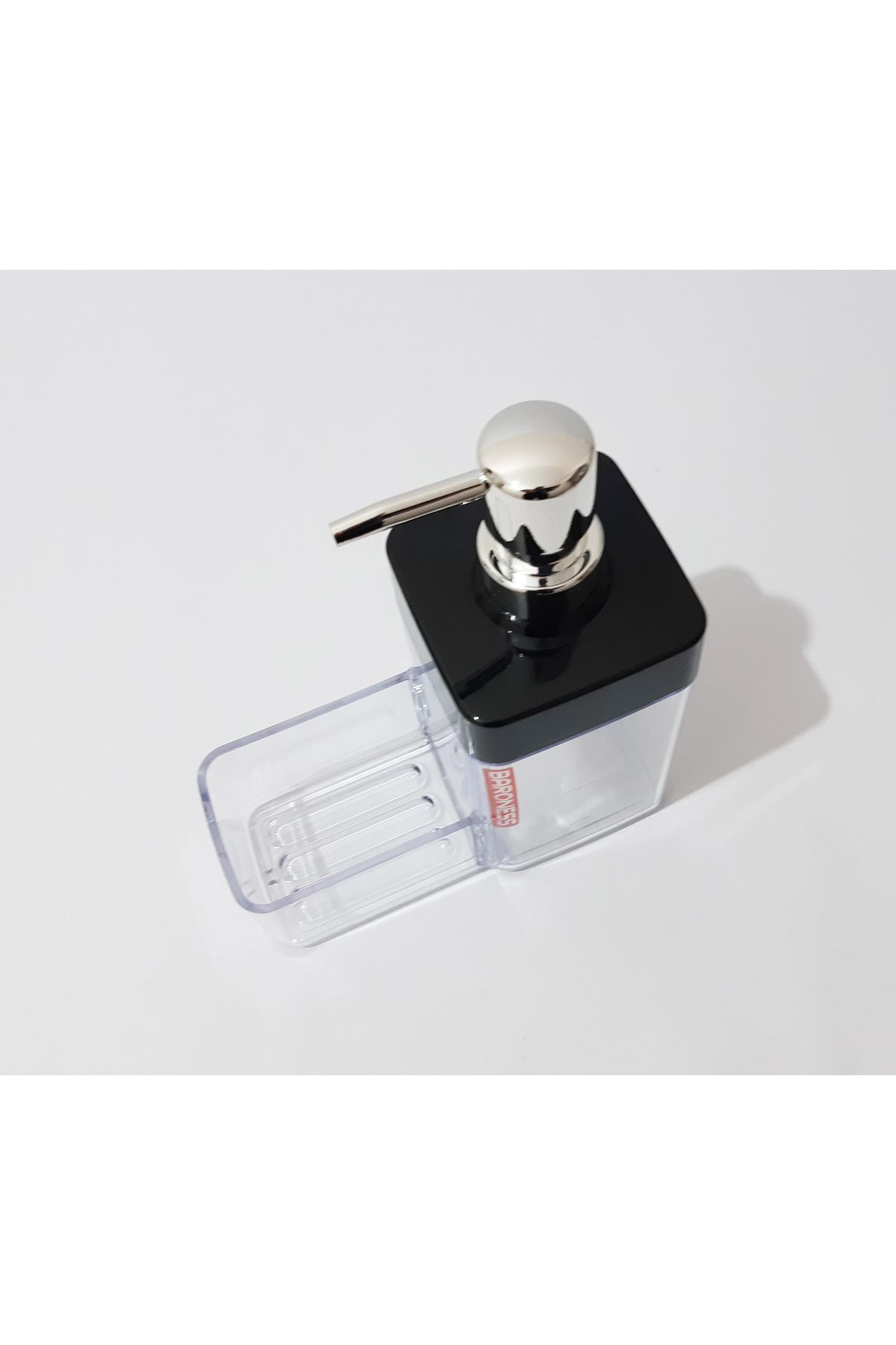 renkli çiçekler-Dozator de săpun lichid transparent cu bol de burete de 500 ml 3