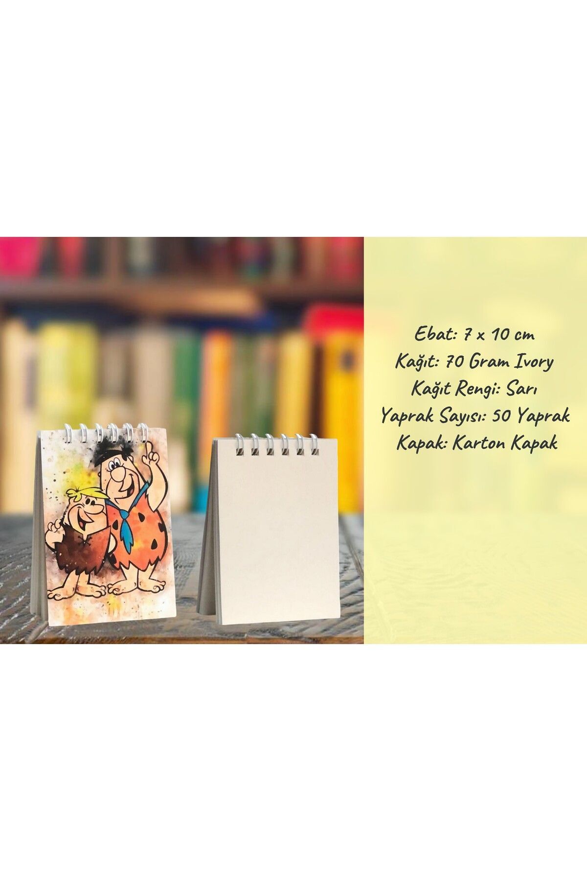 Pagos Yayınları-Mini Notebook A7/50 Sheets/Carton Cover/70 grConcept Notebook 4