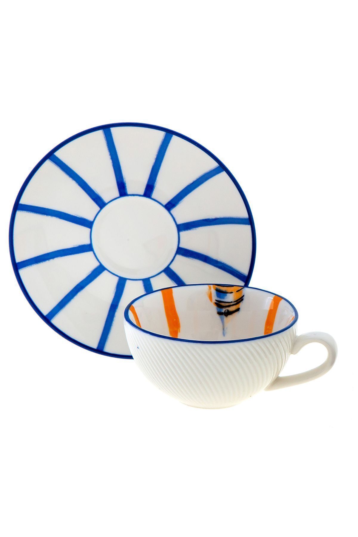 Jumbo-Coral Reef 6-Piece Coffee Cup Set 1