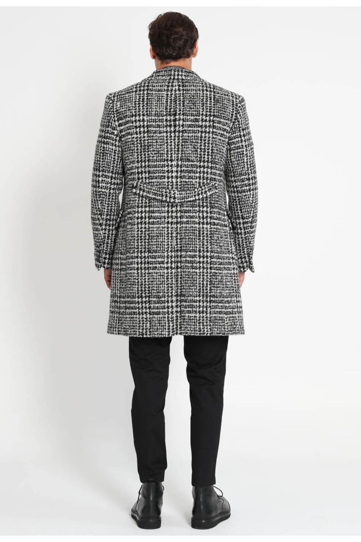 Lufian  Palermo Erkek Palto Siyah - Görsel 5