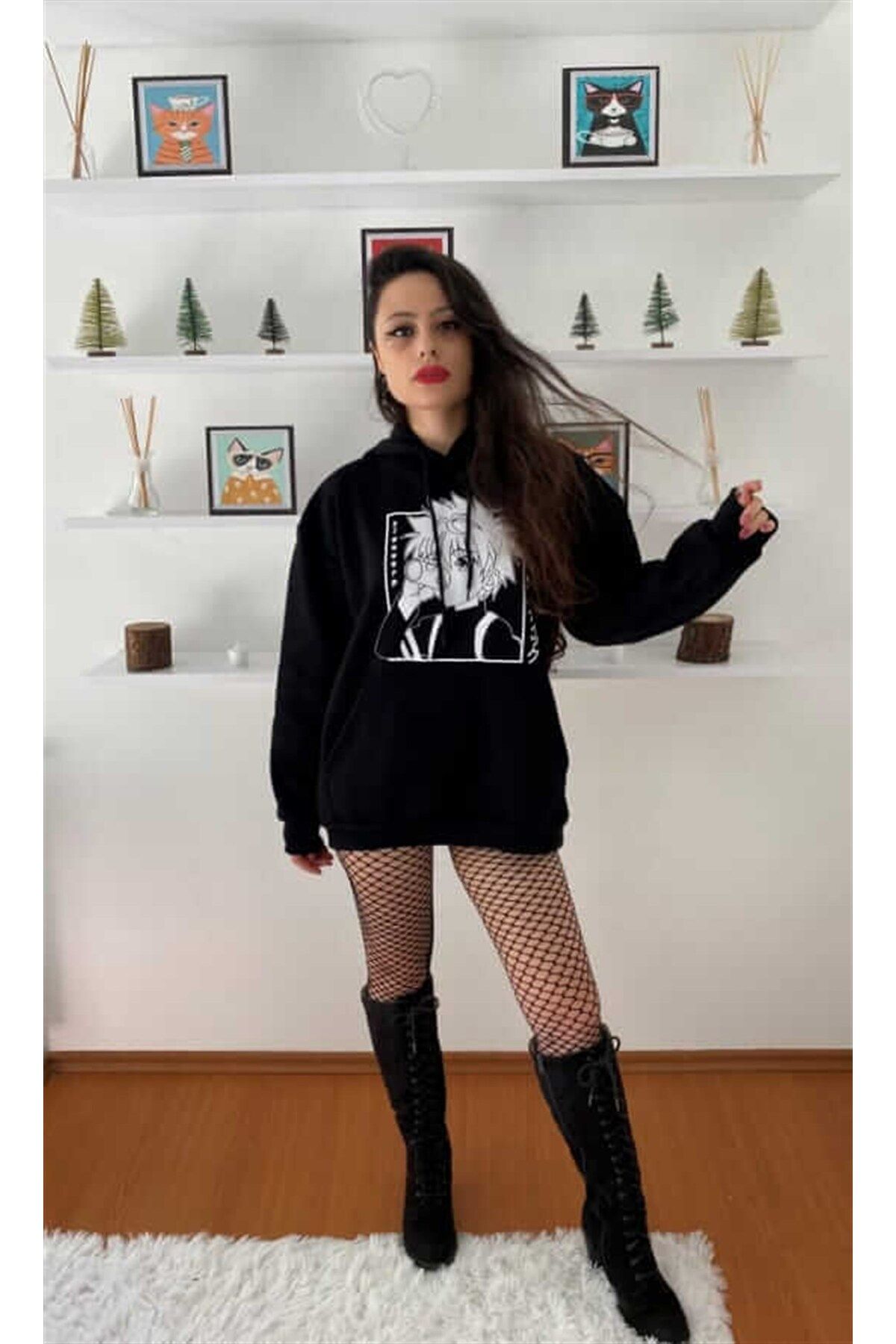 Touz Moda-Anime Kawaii Hunter X Hunter Oversize (Unisex) Hooded Hoodies 4