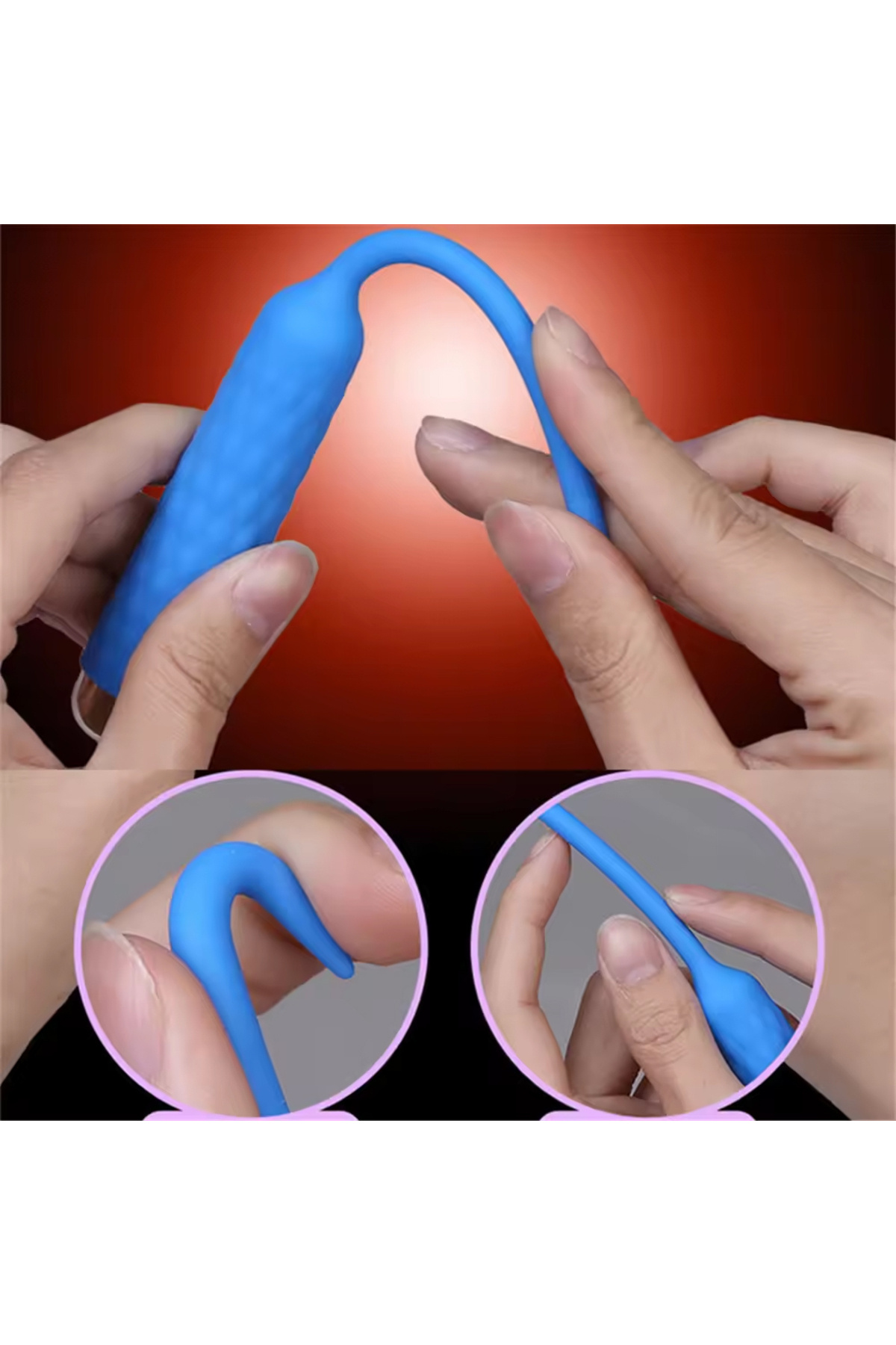 Flexible Power Massager Urethral Vibrator