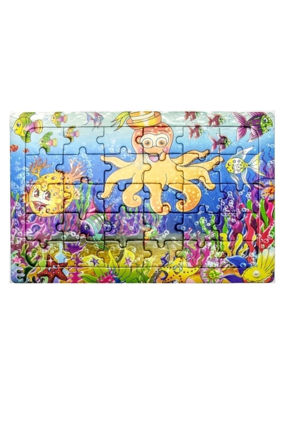 TURKAFONE 4 Adet Çocuk Eğitici Yapboz Çocuk Puzzle - 30 Parça Renkli Hayvanlar Alemi fotoğrafı 4 (önizleme)